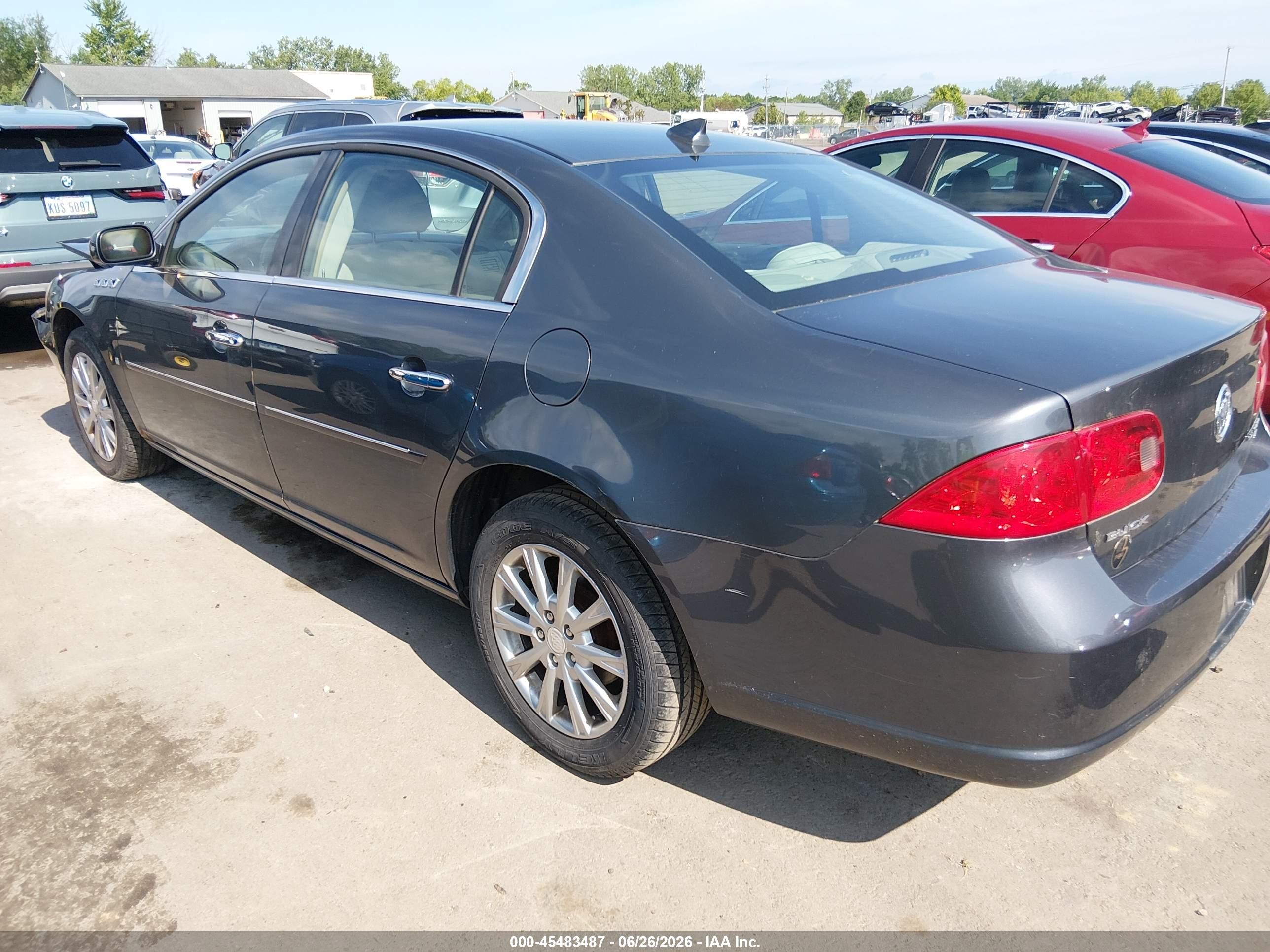 2009 Buick Lucerne Cx Gray vin: 1G4HP57159U122770