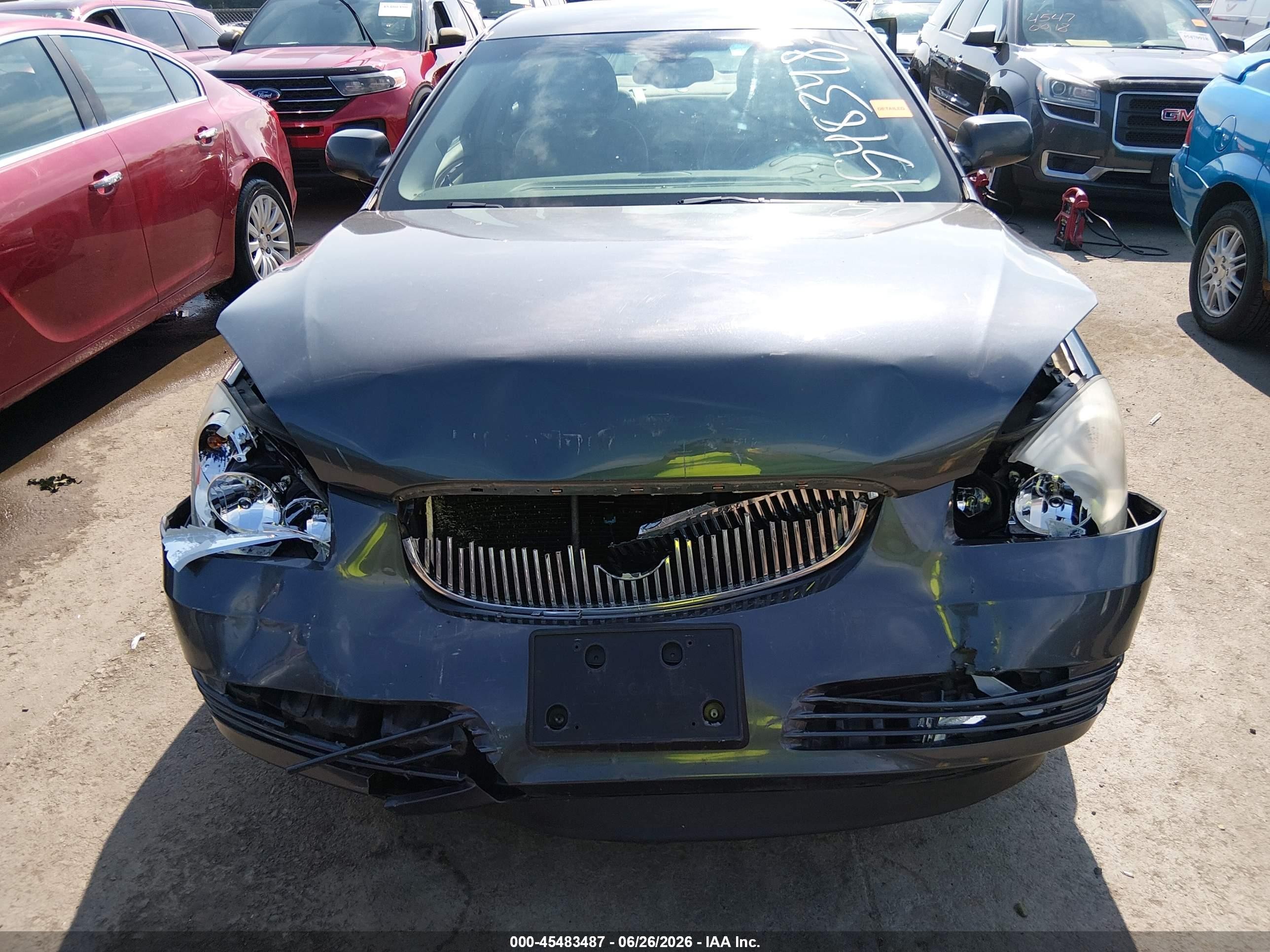 2009 Buick Lucerne Cx Gray vin: 1G4HP57159U122770