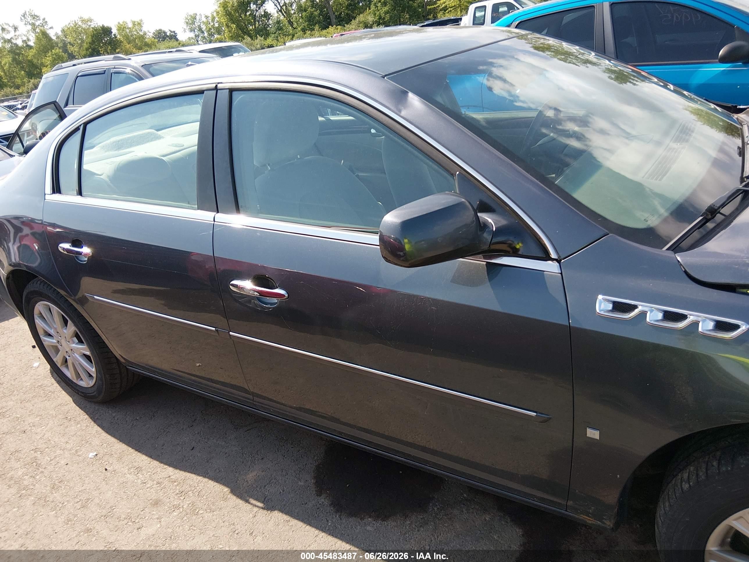 2009 Buick Lucerne Cx Gray vin: 1G4HP57159U122770
