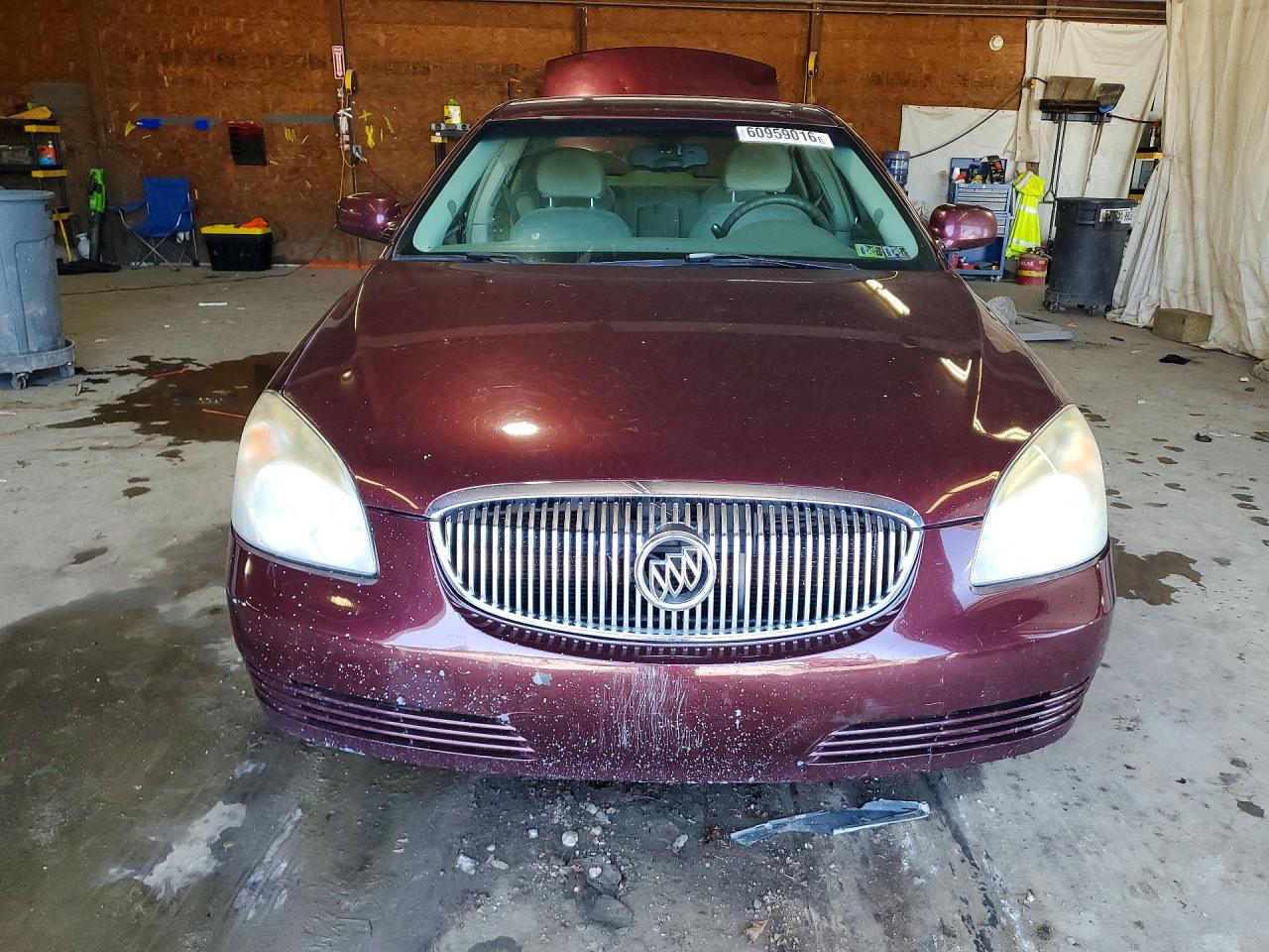 2007 Buick Lucerne Cx Maroon vin: 1G4HP57207U167881