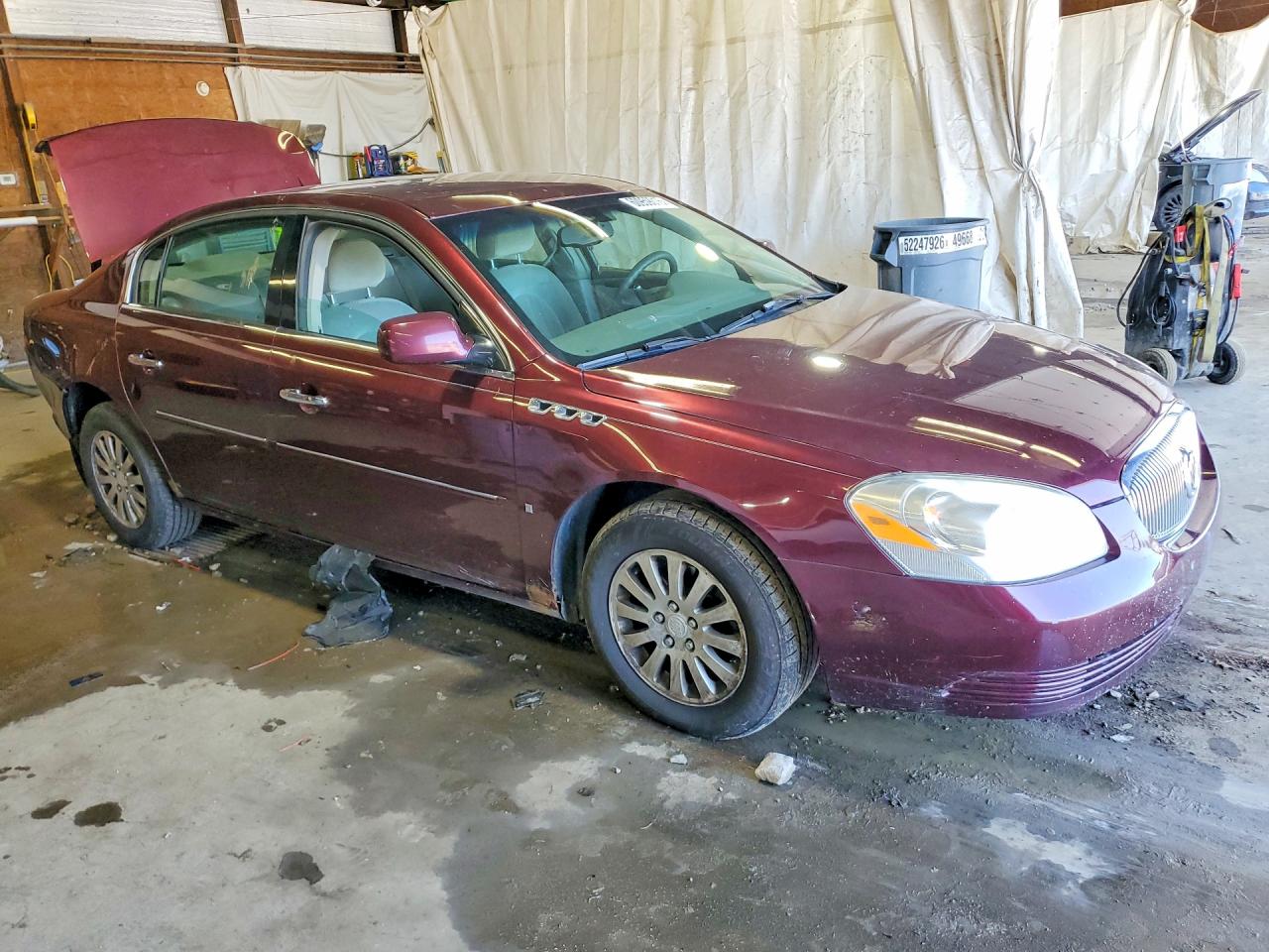 2007 Buick Lucerne Cx Maroon vin: 1G4HP57207U167881