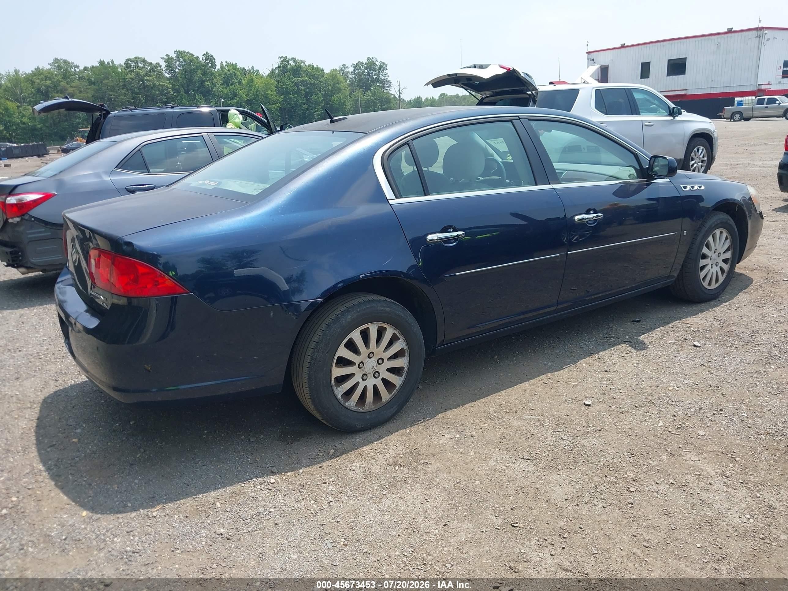2008 Buick Lucerne Cx Синий vin: 1G4HP57208U113286