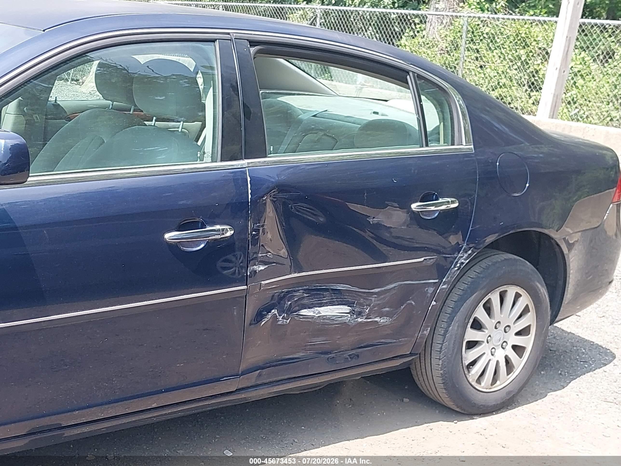 2008 Buick Lucerne Cx Синий vin: 1G4HP57208U113286