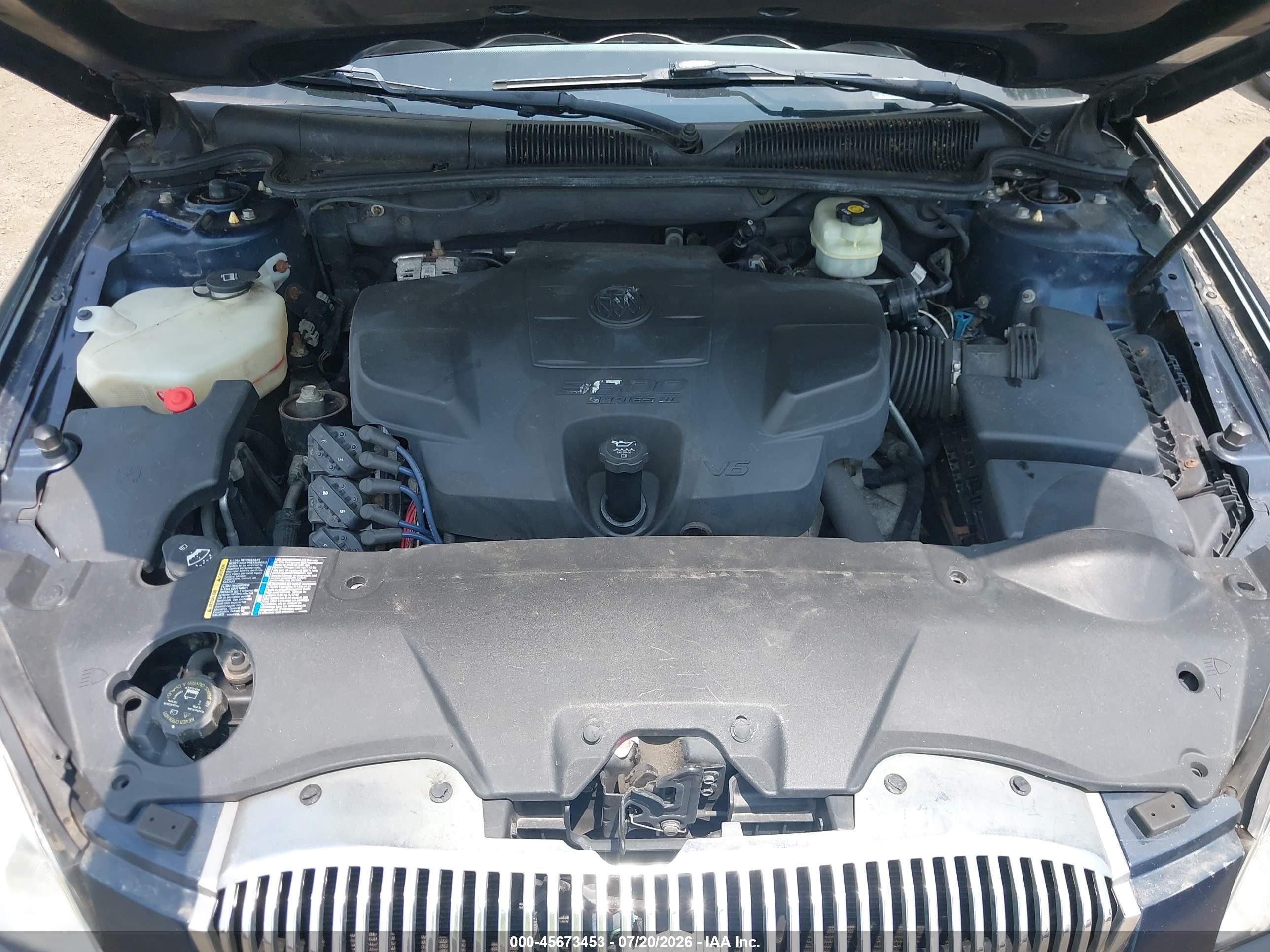 2008 Buick Lucerne Cx Синий vin: 1G4HP57208U113286
