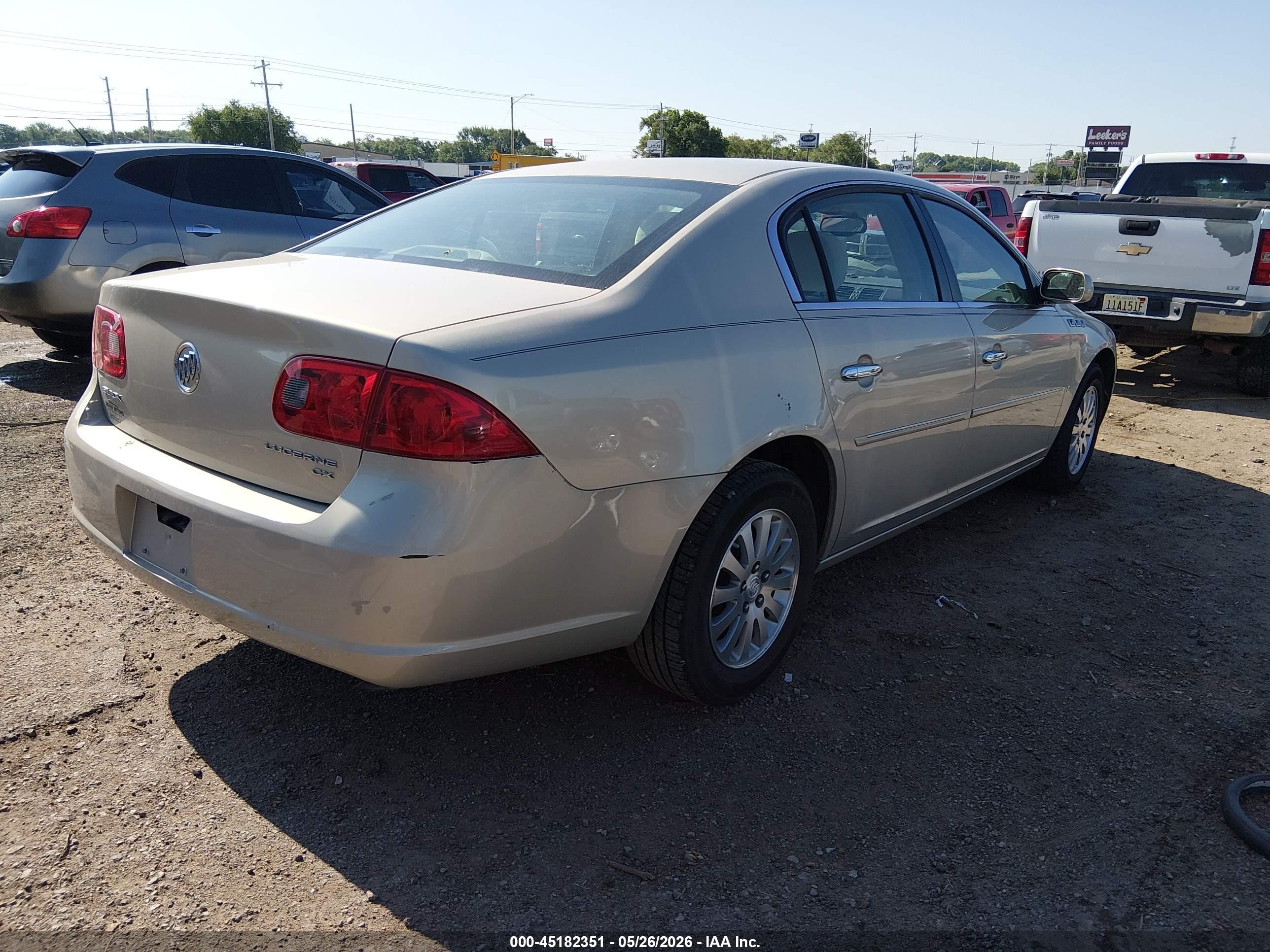2008 Buick Lucerne Cx Бежевый vin: 1G4HP57208U202663