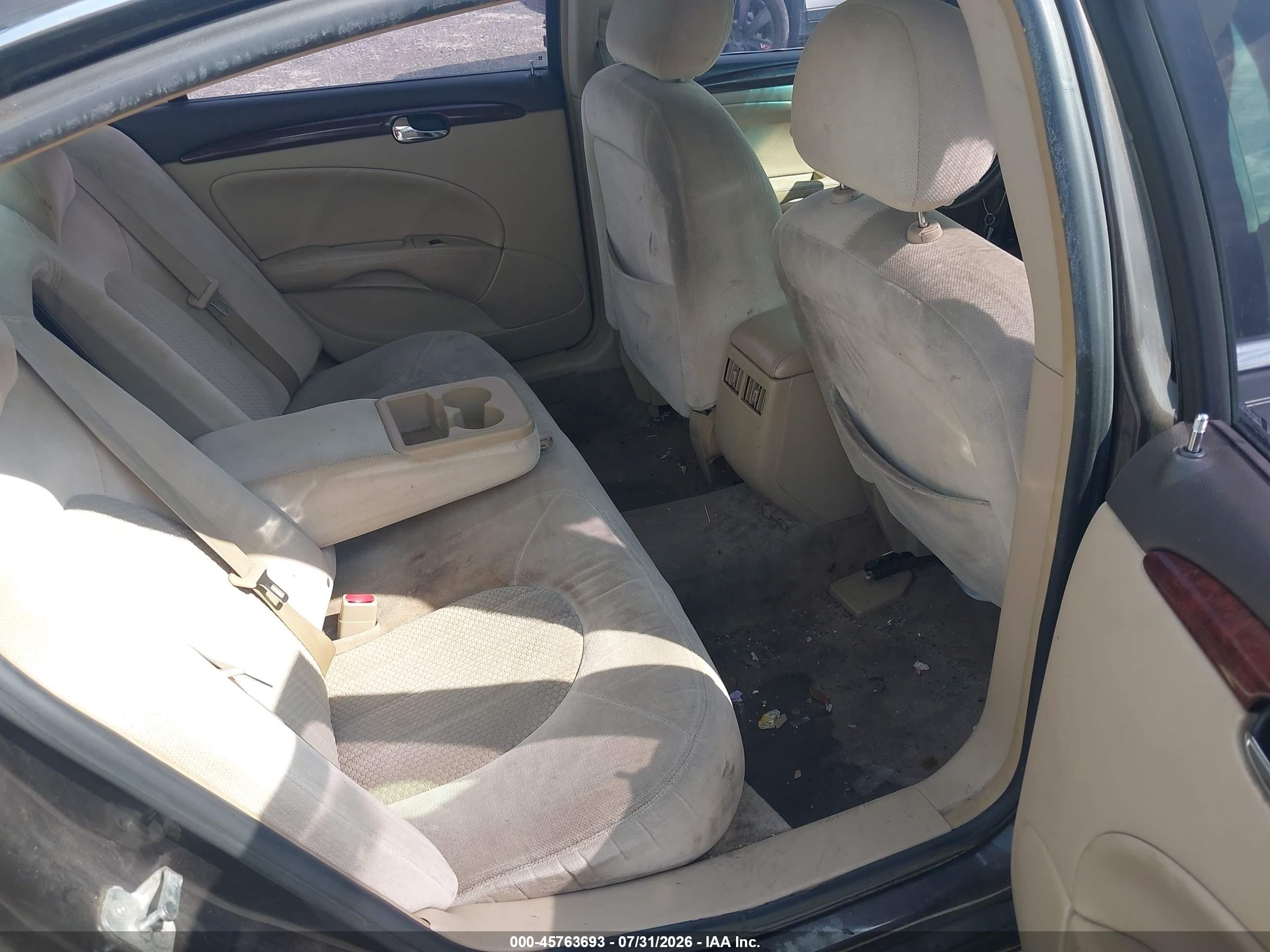 2008 Buick Lucerne Cx Black vin: 1G4HP57208U204493