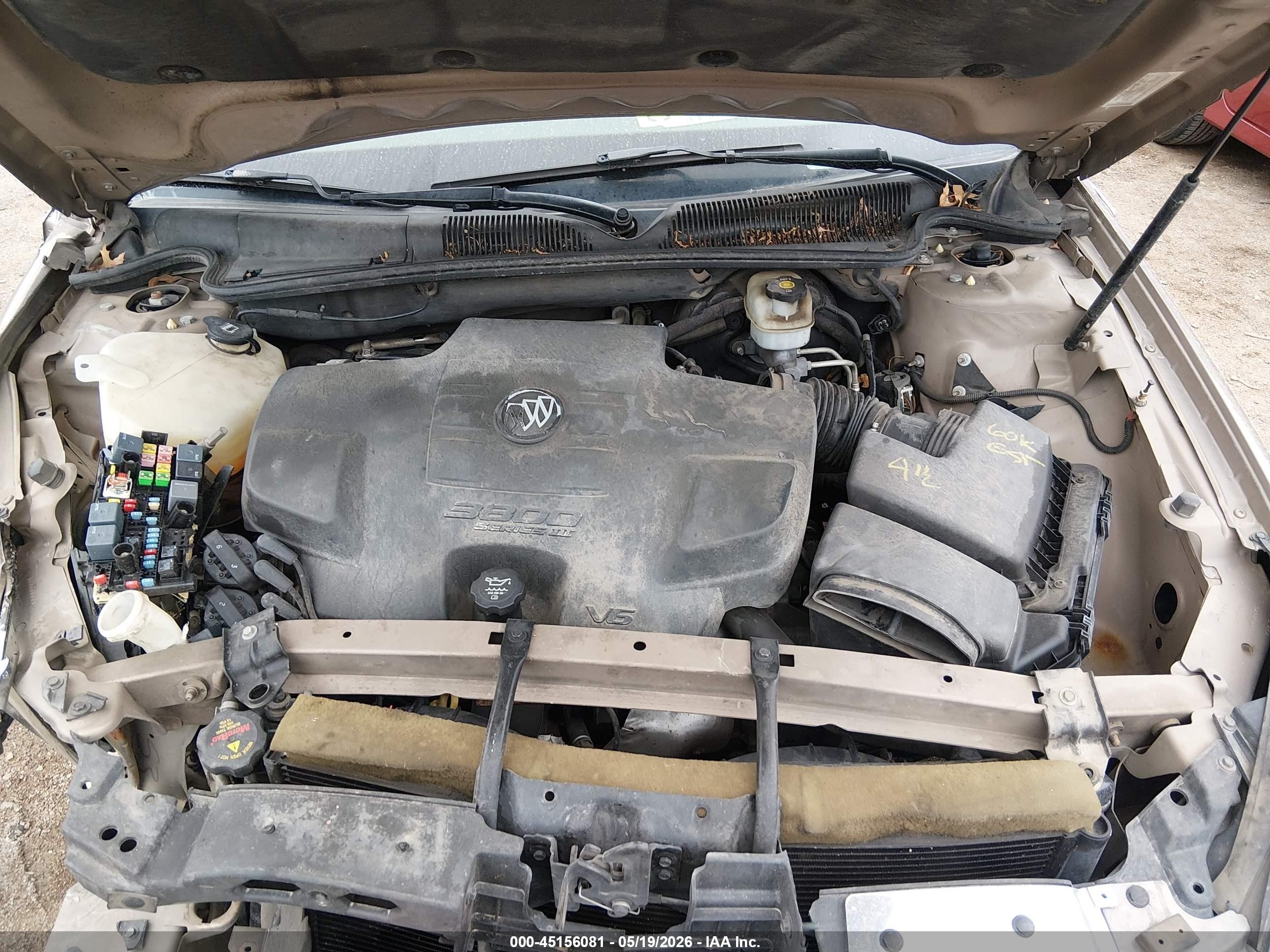 2007 Buick Lucerne Cx Серый vin: 1G4HP57217U135750