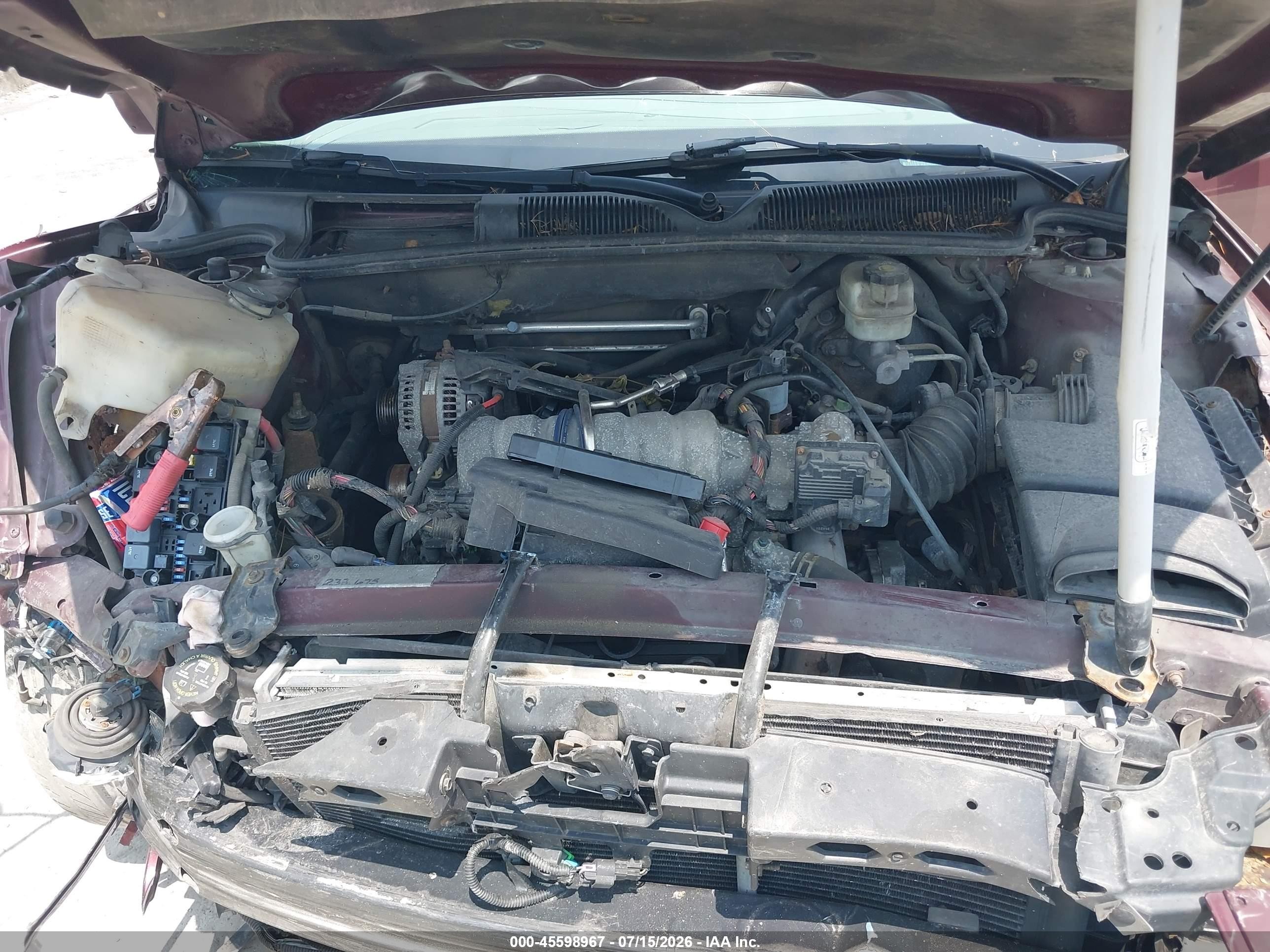 2006 Buick Lucerne Cx Maroon vin: 1G4HP57226U189783