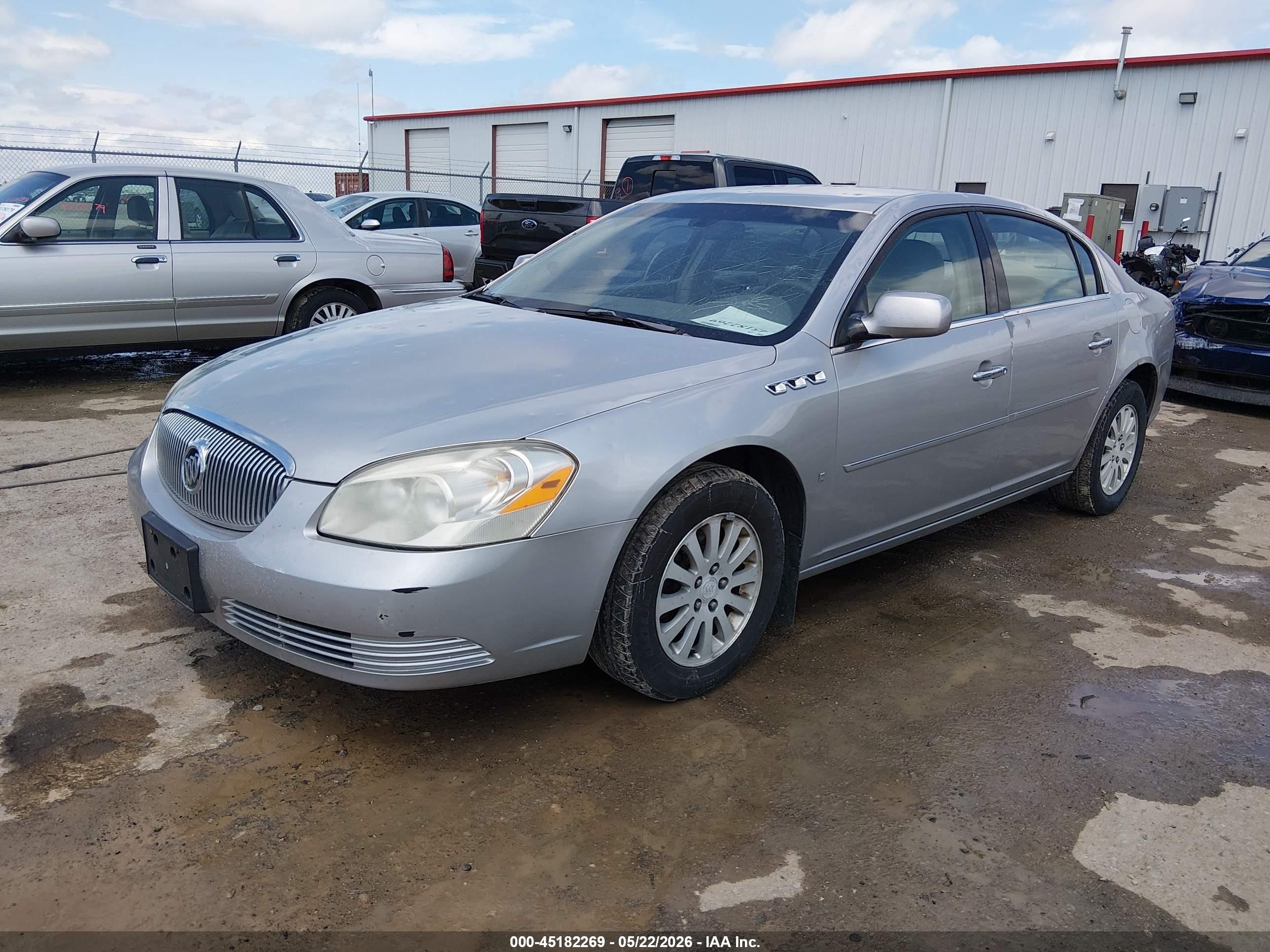 2007 Buick Lucerne Cx Серый vin: 1G4HP57227U170216