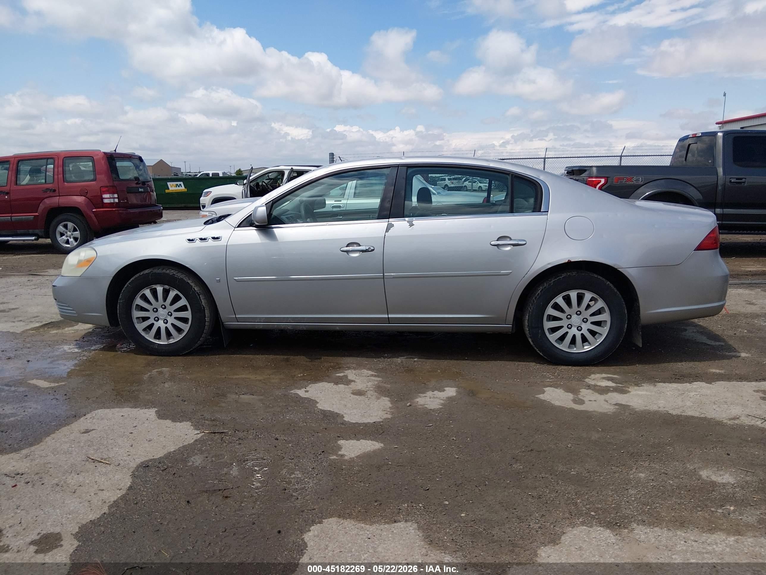 2007 Buick Lucerne Cx Серый vin: 1G4HP57227U170216