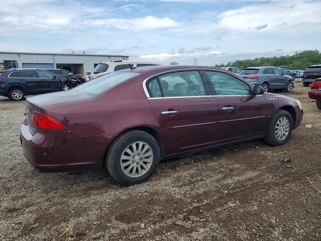 2007 Buick Lucerne Cx Maroon vin: 1G4HP57227U187517