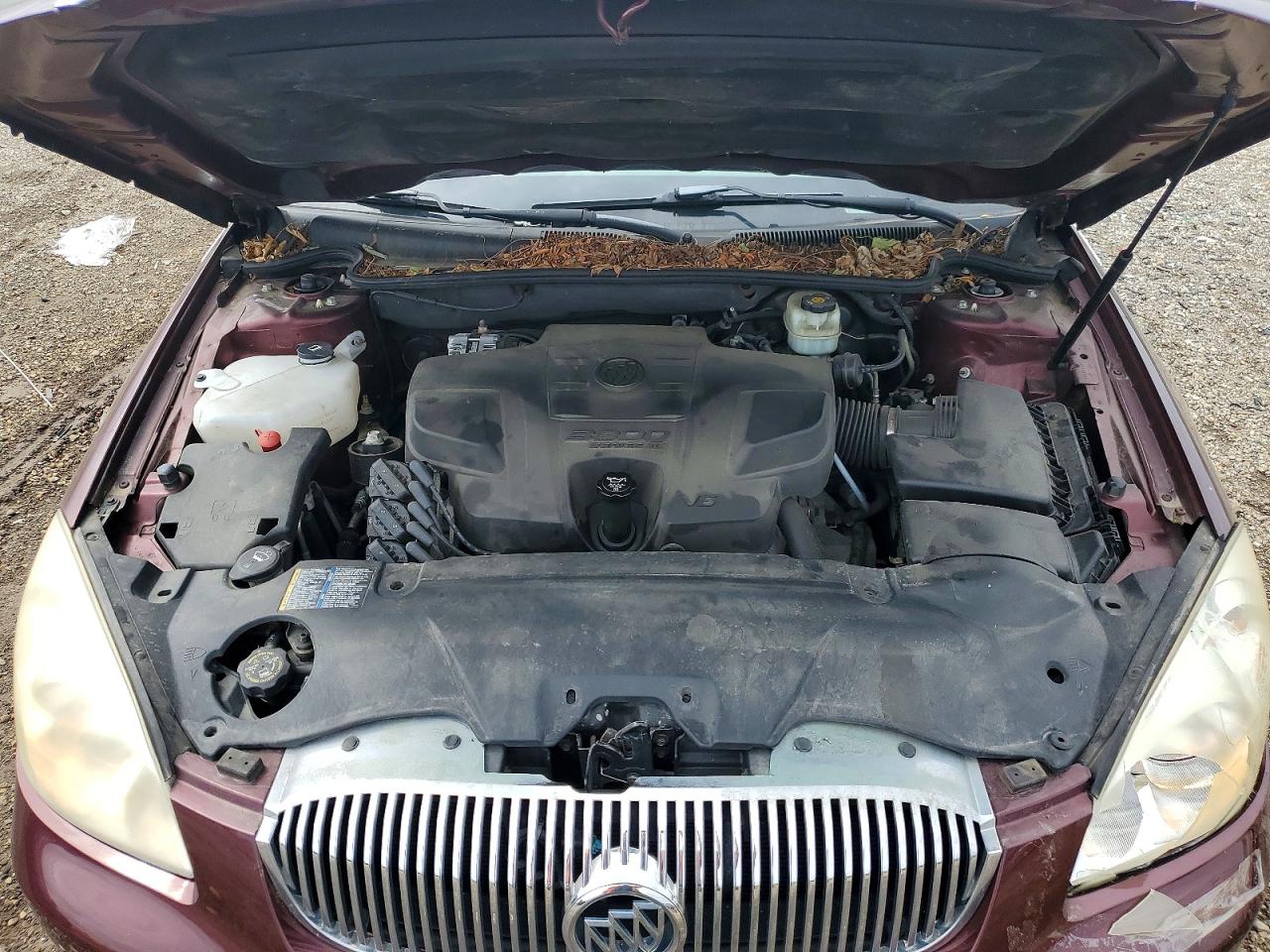 2007 Buick Lucerne Cx Maroon vin: 1G4HP57227U187517