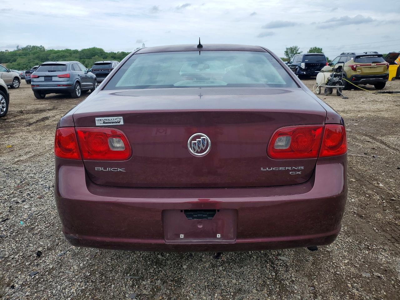 2007 Buick Lucerne Cx Maroon vin: 1G4HP57227U187517