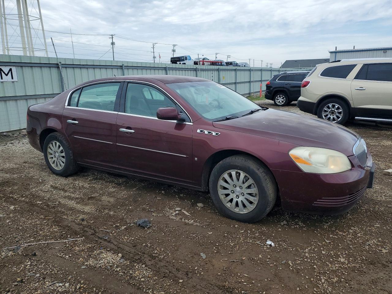 2007 Buick Lucerne Cx Maroon vin: 1G4HP57227U187517