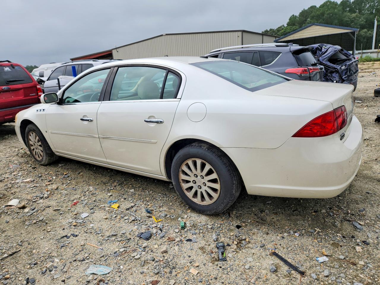 2008 Buick Lucerne Cx White vin: 1G4HP57228U103147
