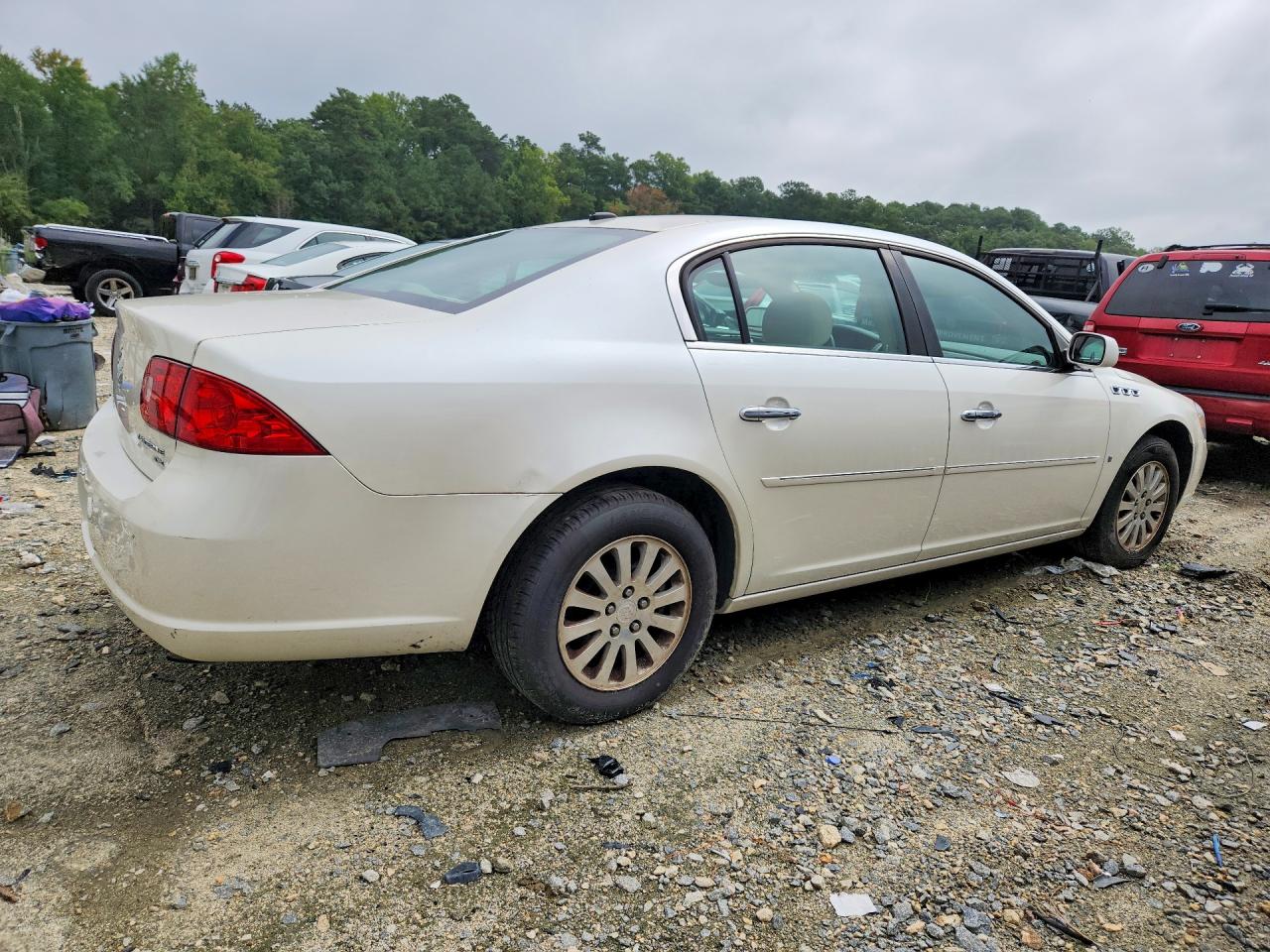 2008 Buick Lucerne Cx White vin: 1G4HP57228U103147