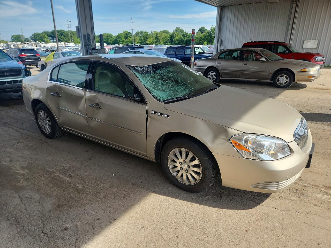 2008 Buick Lucerne Cx Beige vin: 1G4HP57228U176857