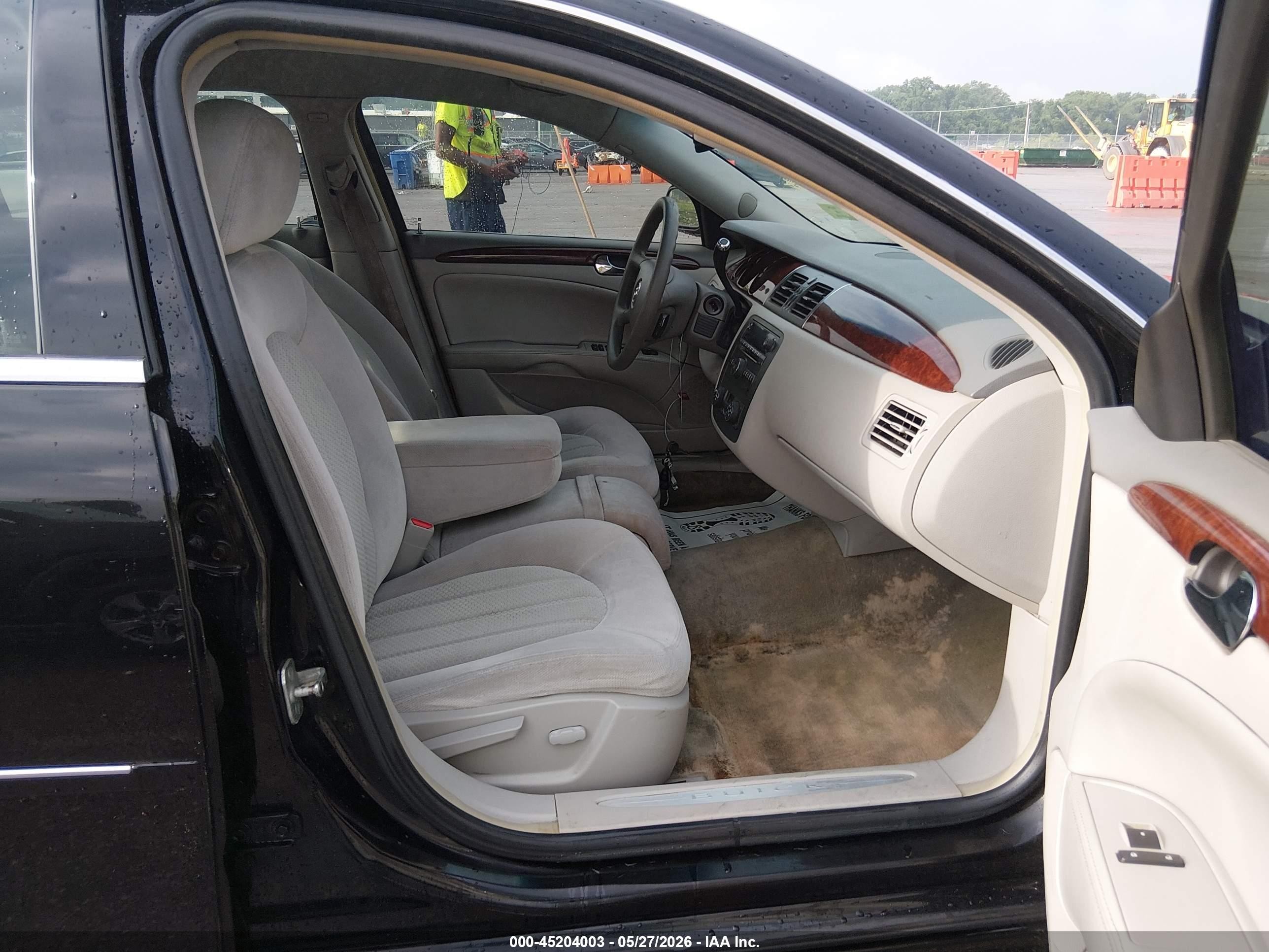 2007 Buick Lucerne Cx Black vin: 1G4HP57237U217396