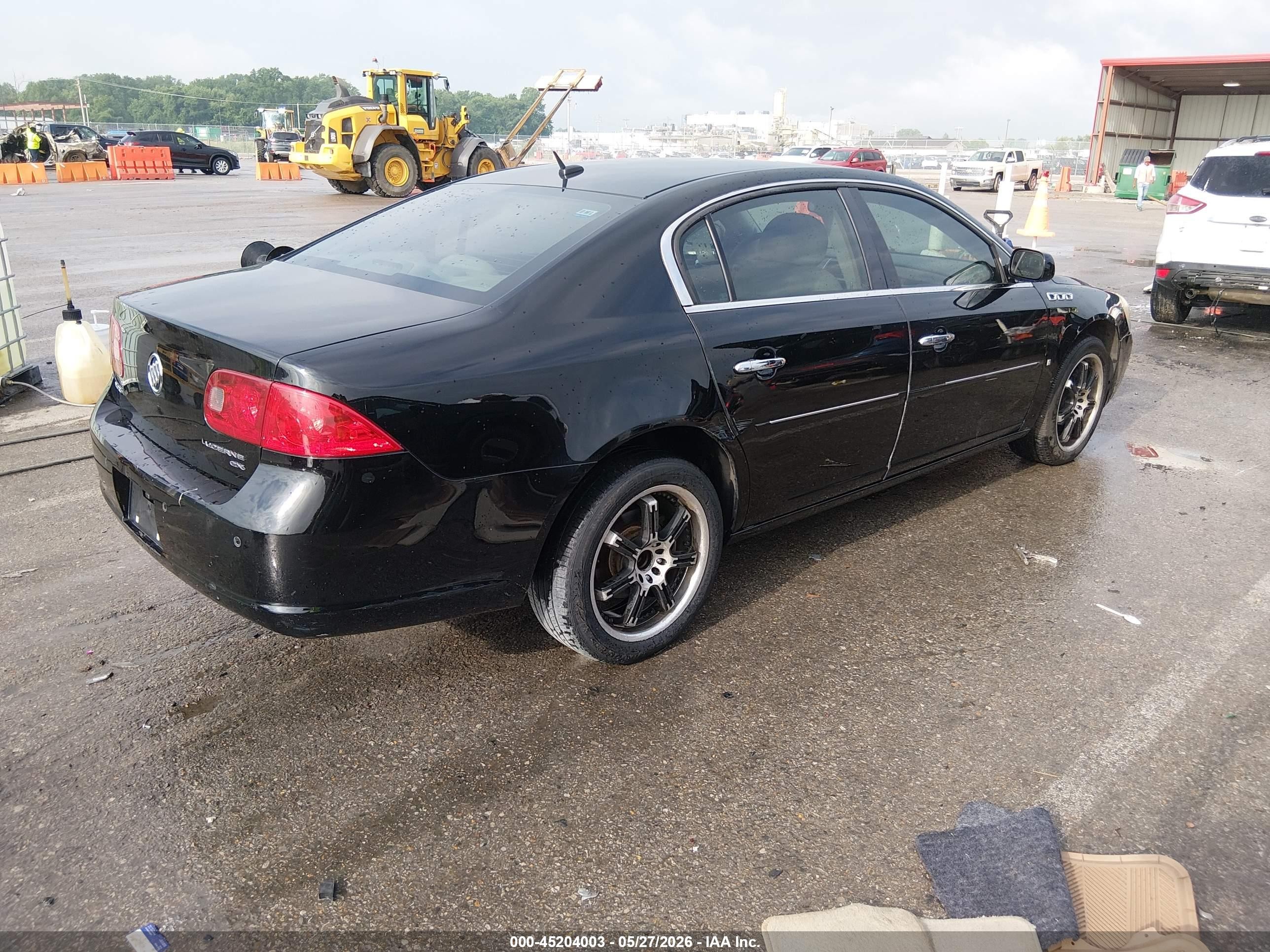 2007 Buick Lucerne Cx Black vin: 1G4HP57237U217396