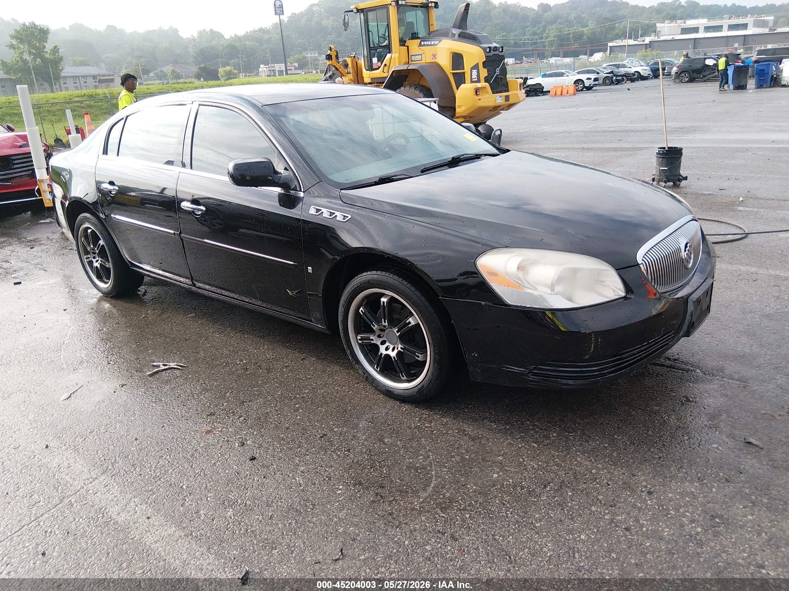 2007 Buick Lucerne Cx Black vin: 1G4HP57237U217396