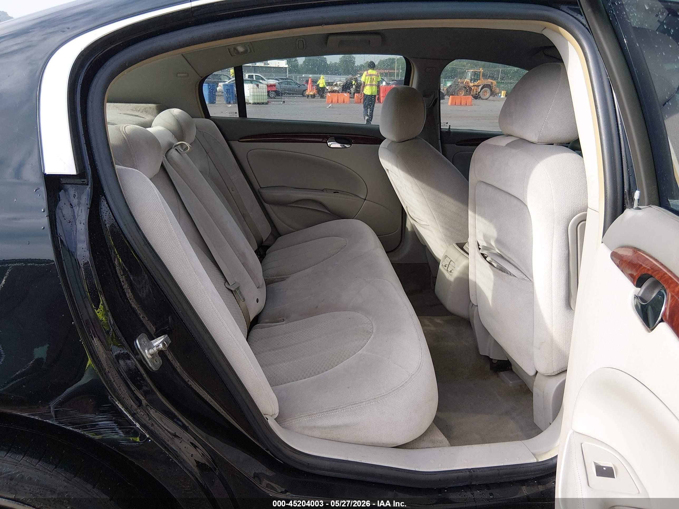 2007 Buick Lucerne Cx Black vin: 1G4HP57237U217396