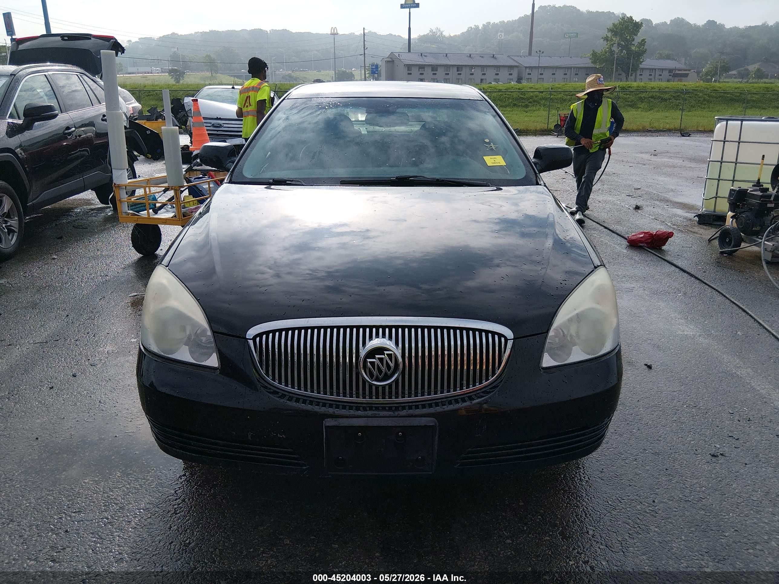 2007 Buick Lucerne Cx Black vin: 1G4HP57237U217396