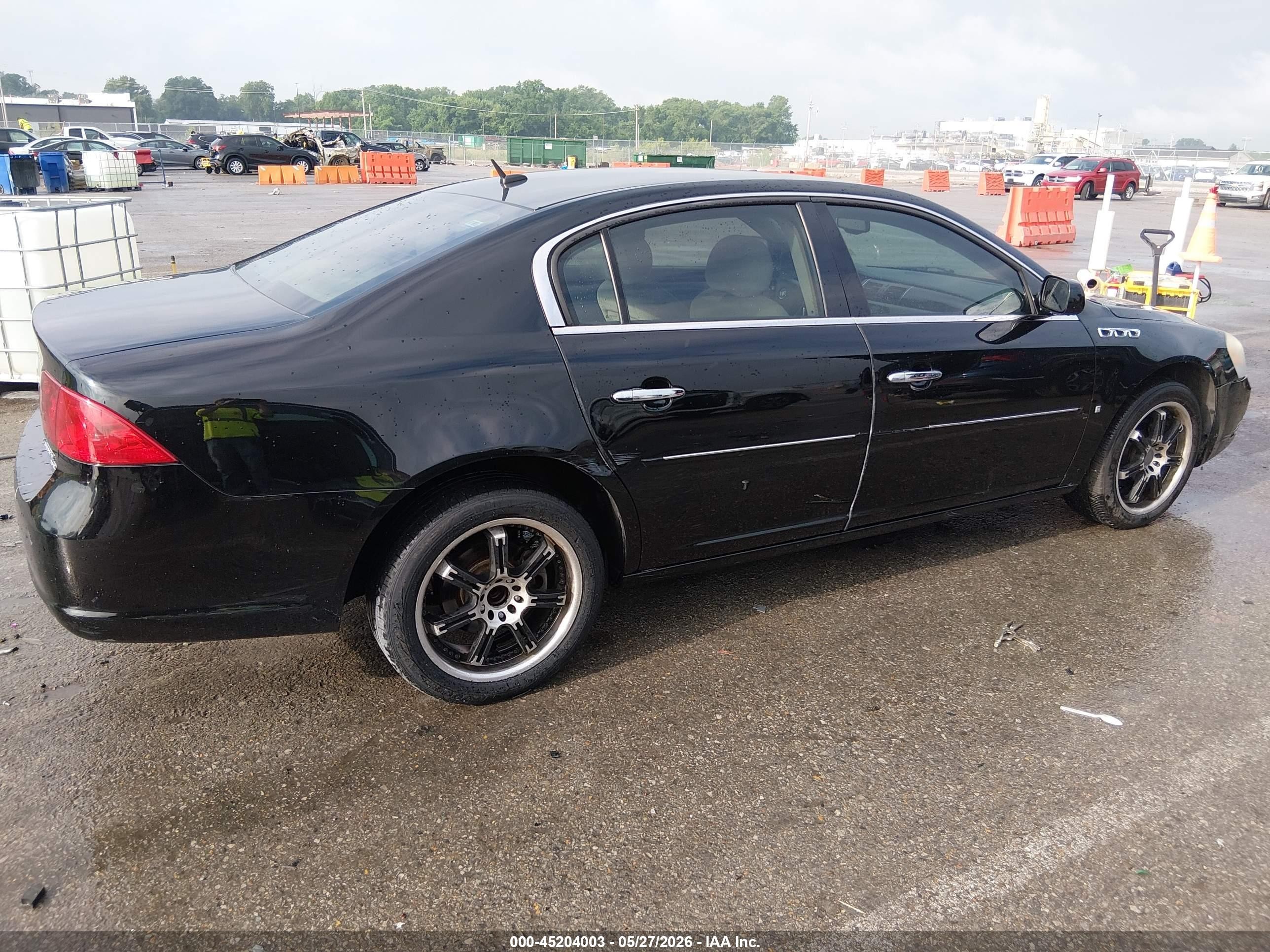 2007 Buick Lucerne Cx Black vin: 1G4HP57237U217396