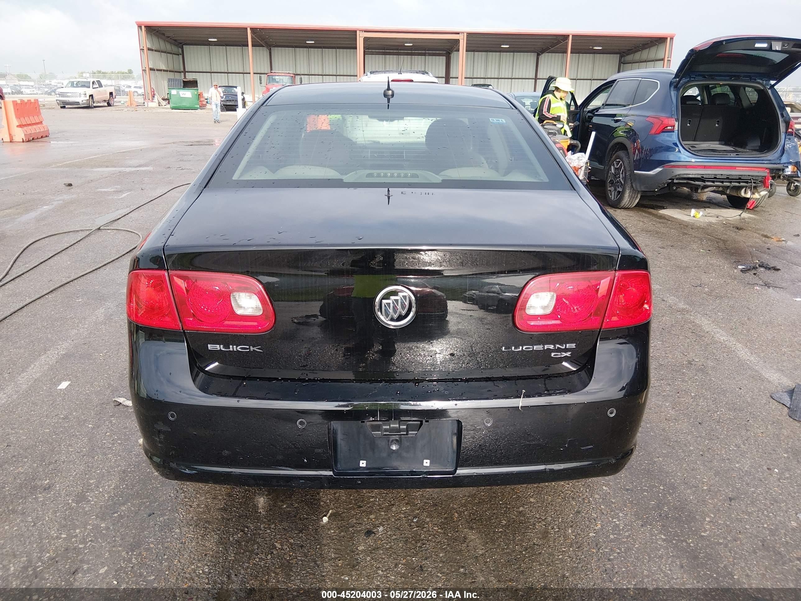 2007 Buick Lucerne Cx Black vin: 1G4HP57237U217396