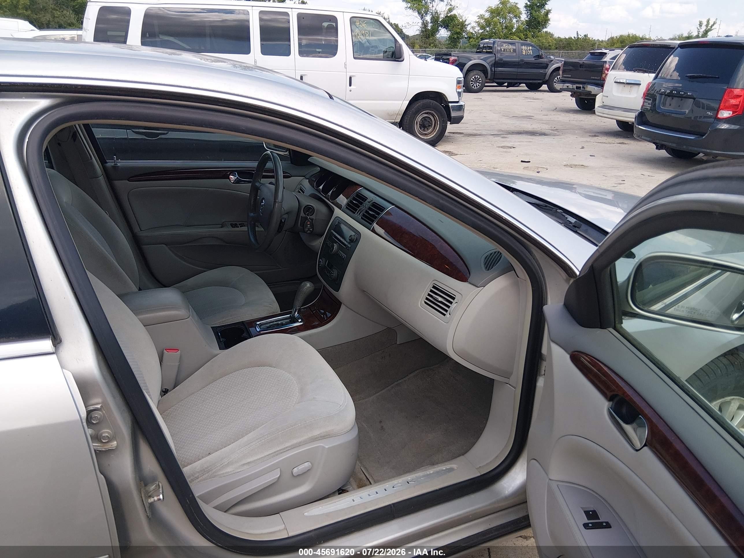 2008 Buick Lucerne Cx Gray vin: 1G4HP57238U170274