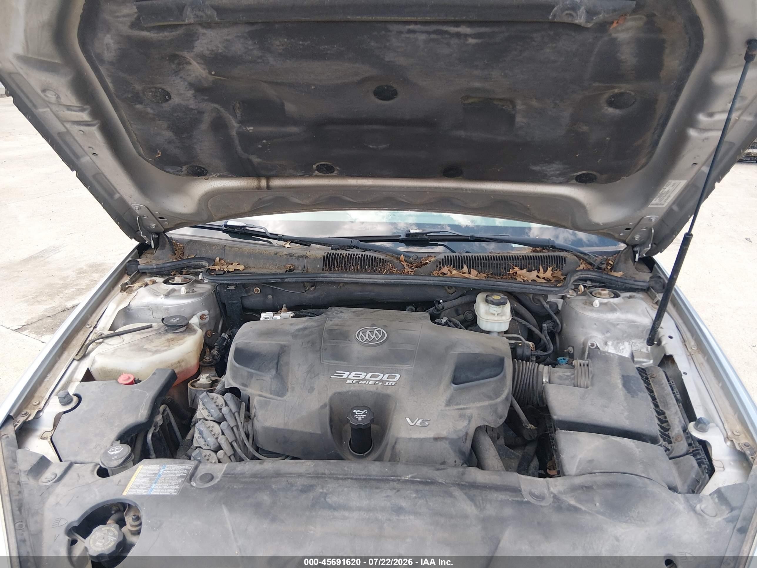 2008 Buick Lucerne Cx Gray vin: 1G4HP57238U170274