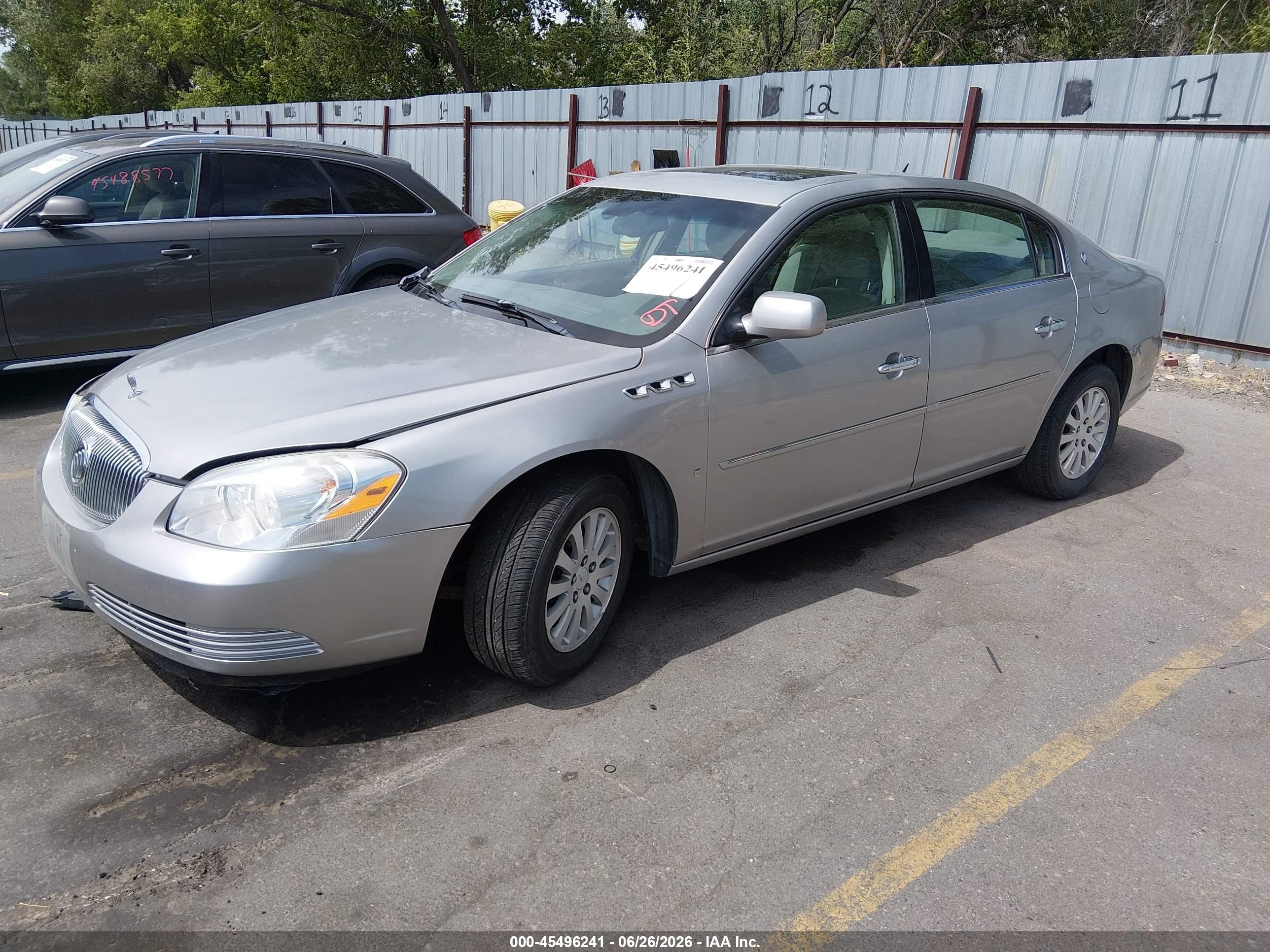 2007 Buick Lucerne Cx Silver vin: 1G4HP57247U205824