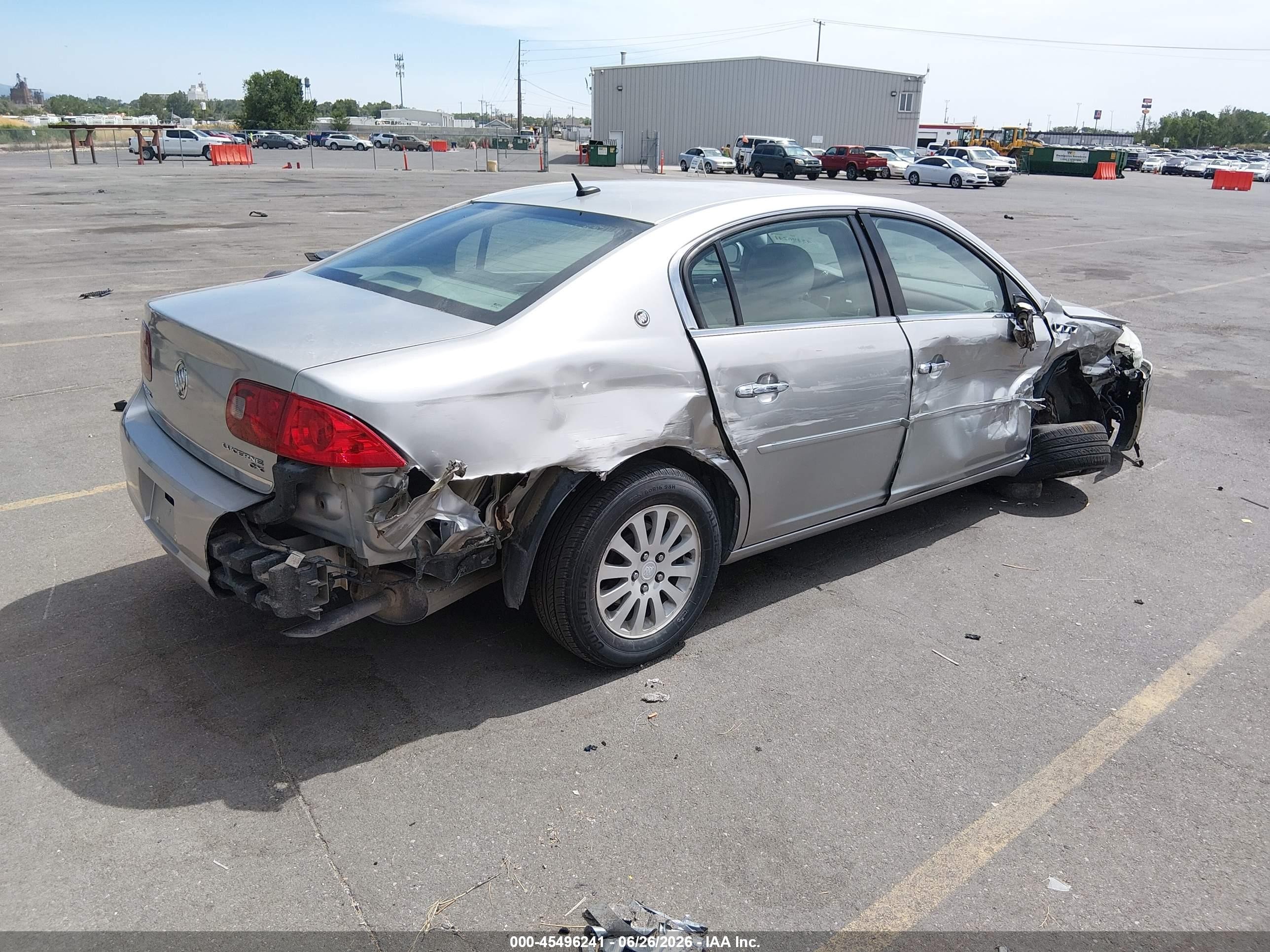 2007 Buick Lucerne Cx Silver vin: 1G4HP57247U205824