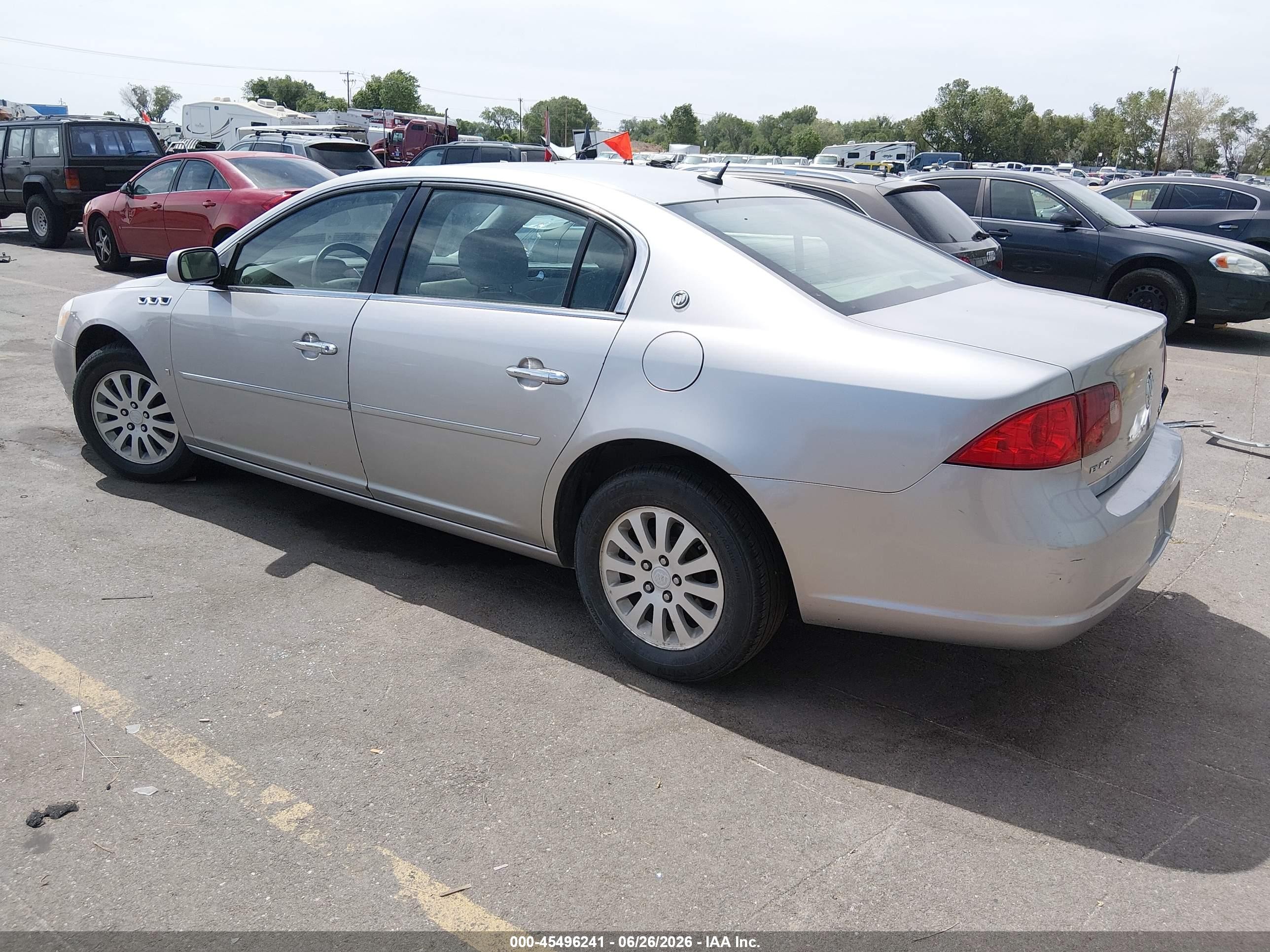 2007 Buick Lucerne Cx Silver vin: 1G4HP57247U205824