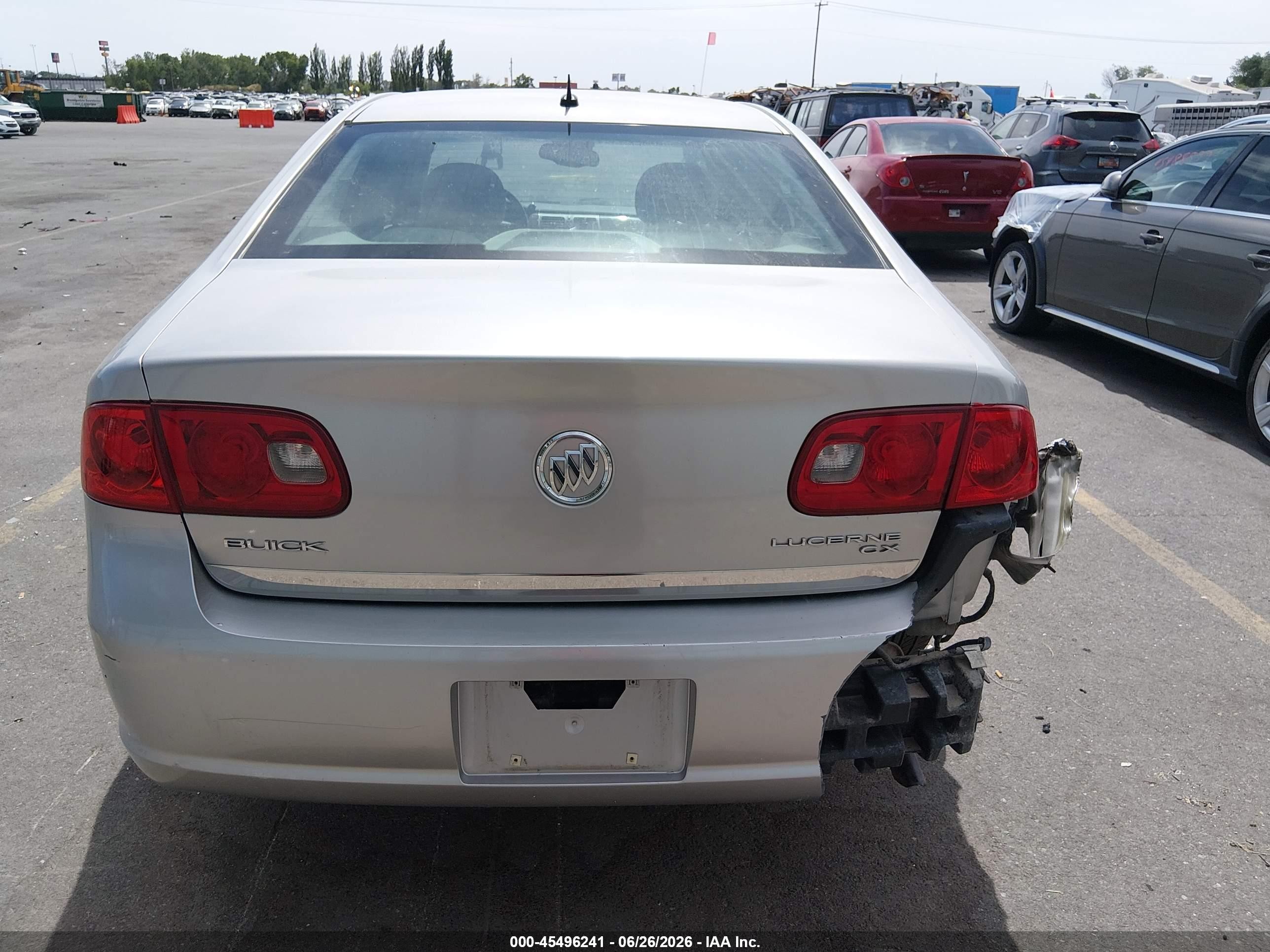 2007 Buick Lucerne Cx Silver vin: 1G4HP57247U205824