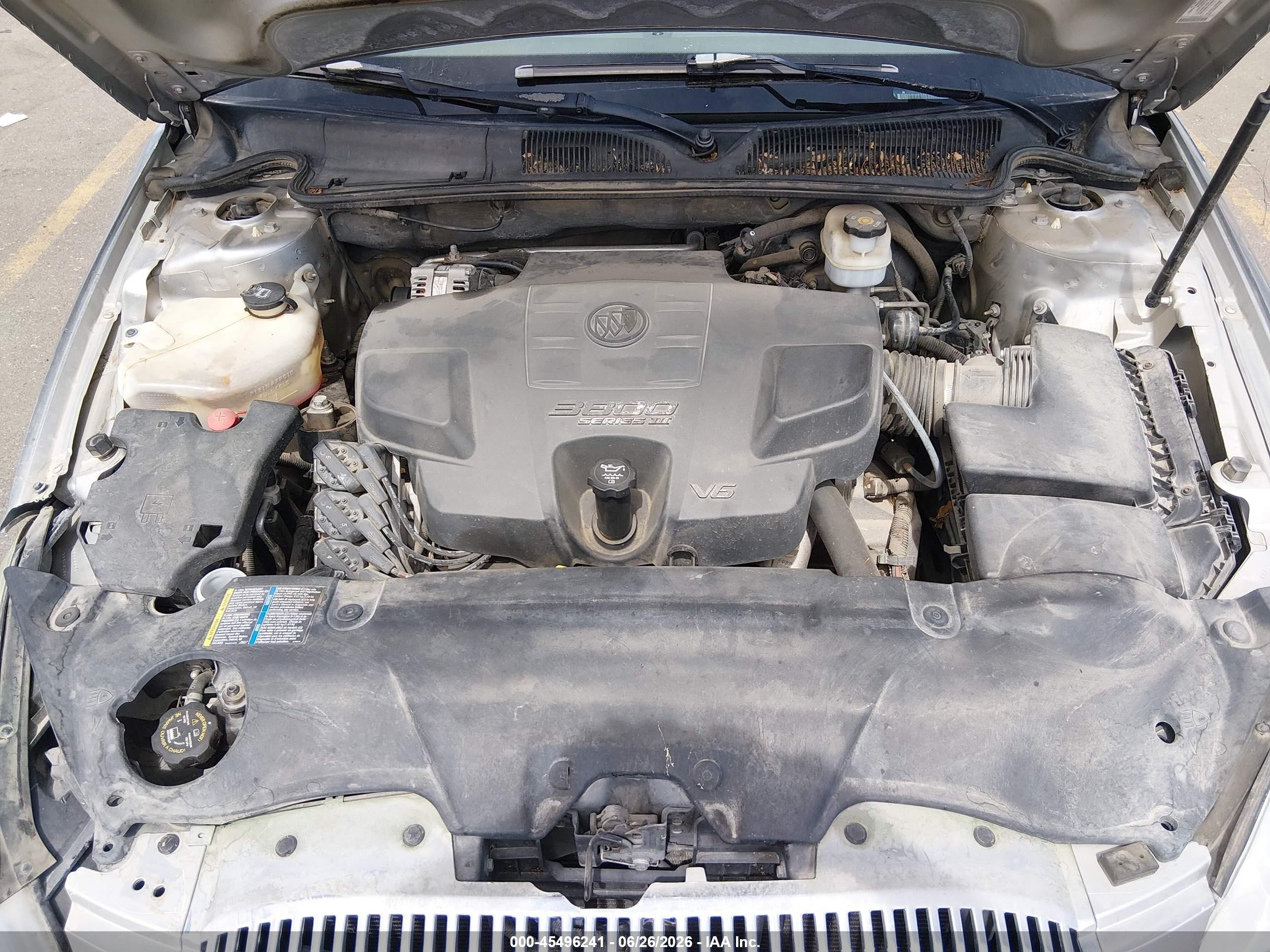 2007 Buick Lucerne Cx Silver vin: 1G4HP57247U205824