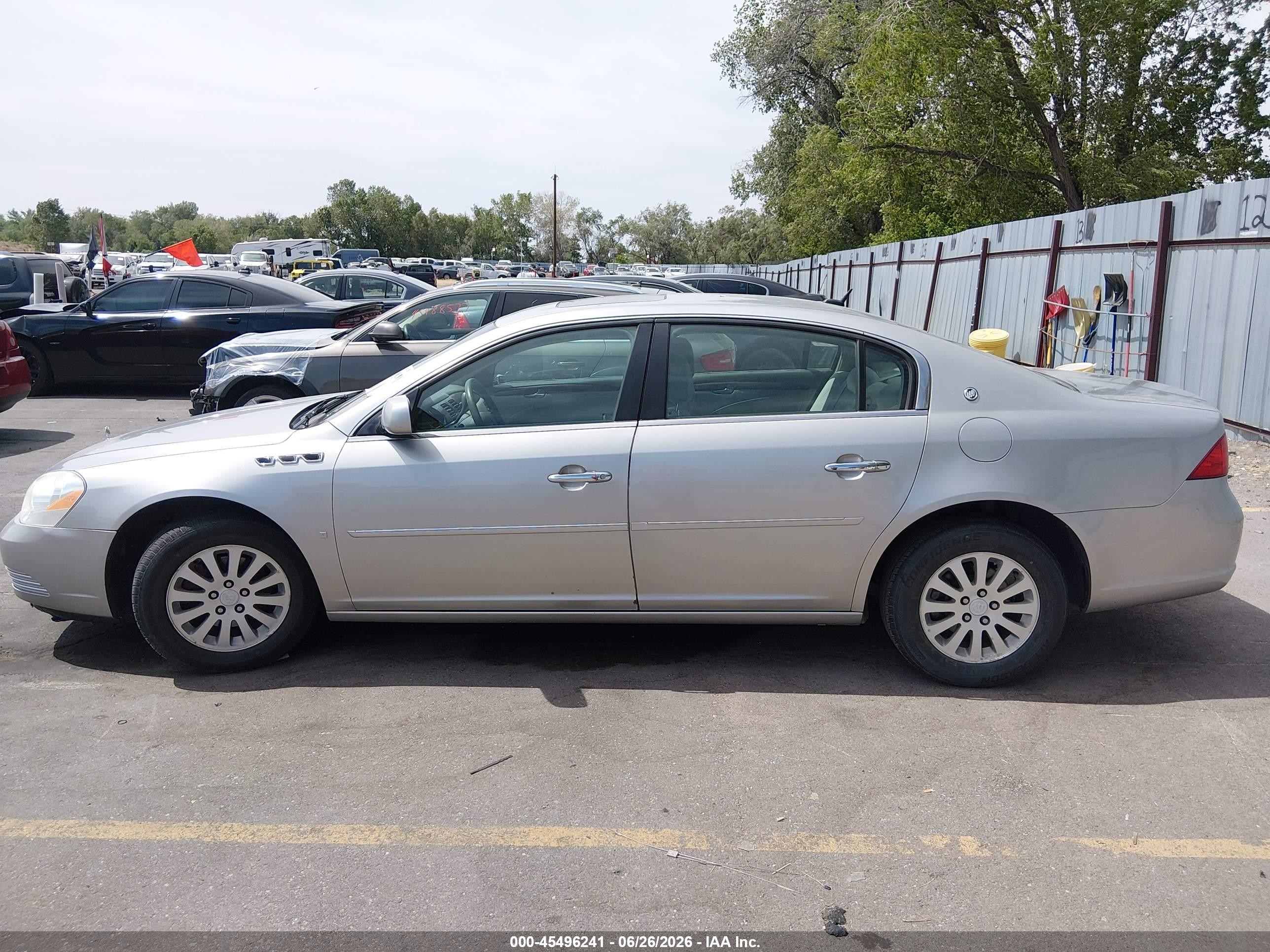 2007 Buick Lucerne Cx Silver vin: 1G4HP57247U205824