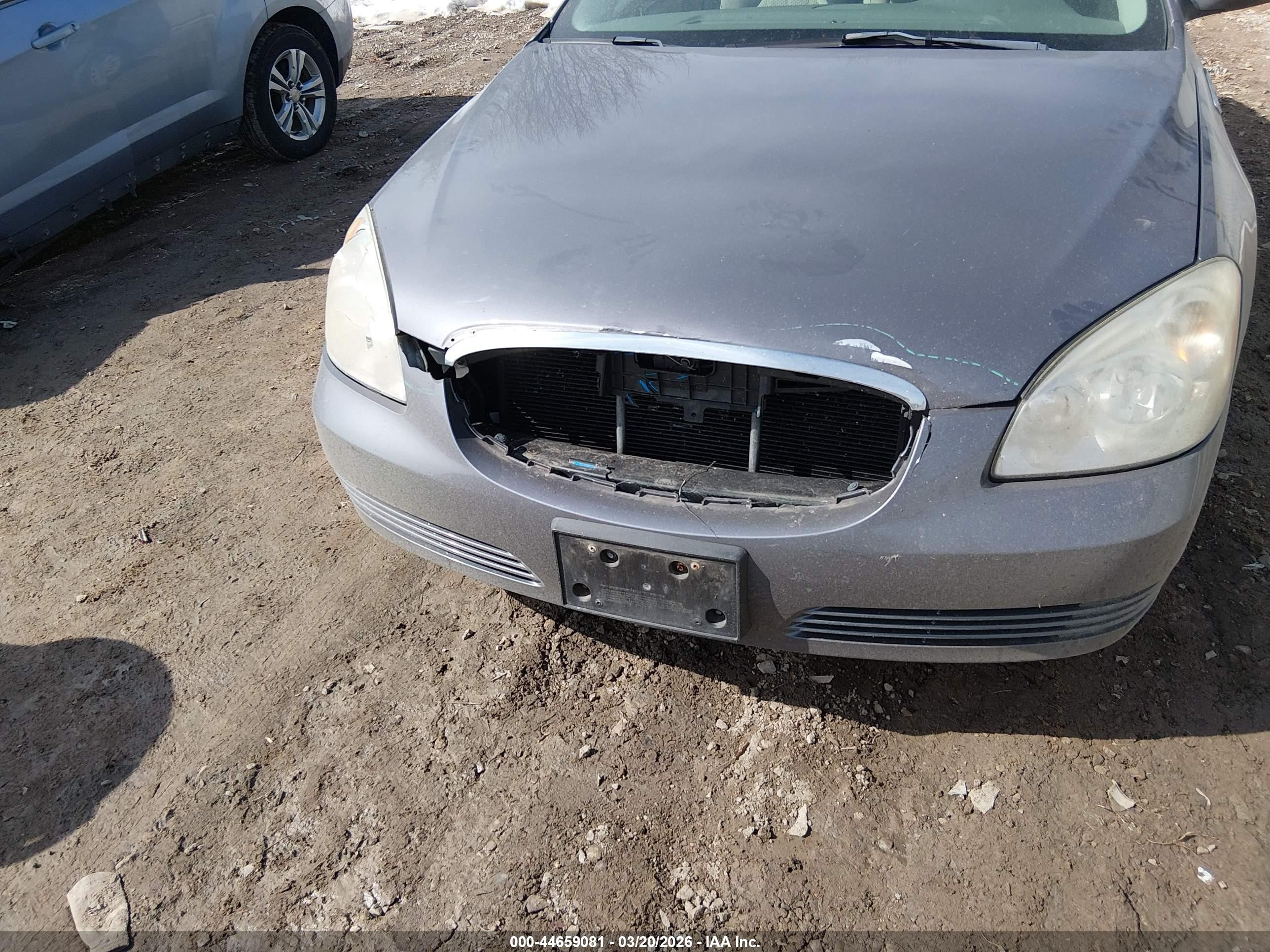 2008 Buick Lucerne Cx Gray vin: 1G4HP57248U114876