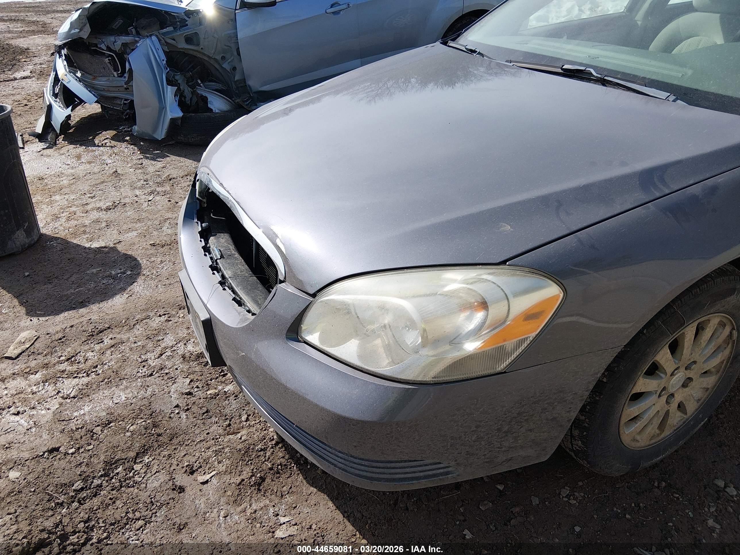2008 Buick Lucerne Cx Gray vin: 1G4HP57248U114876