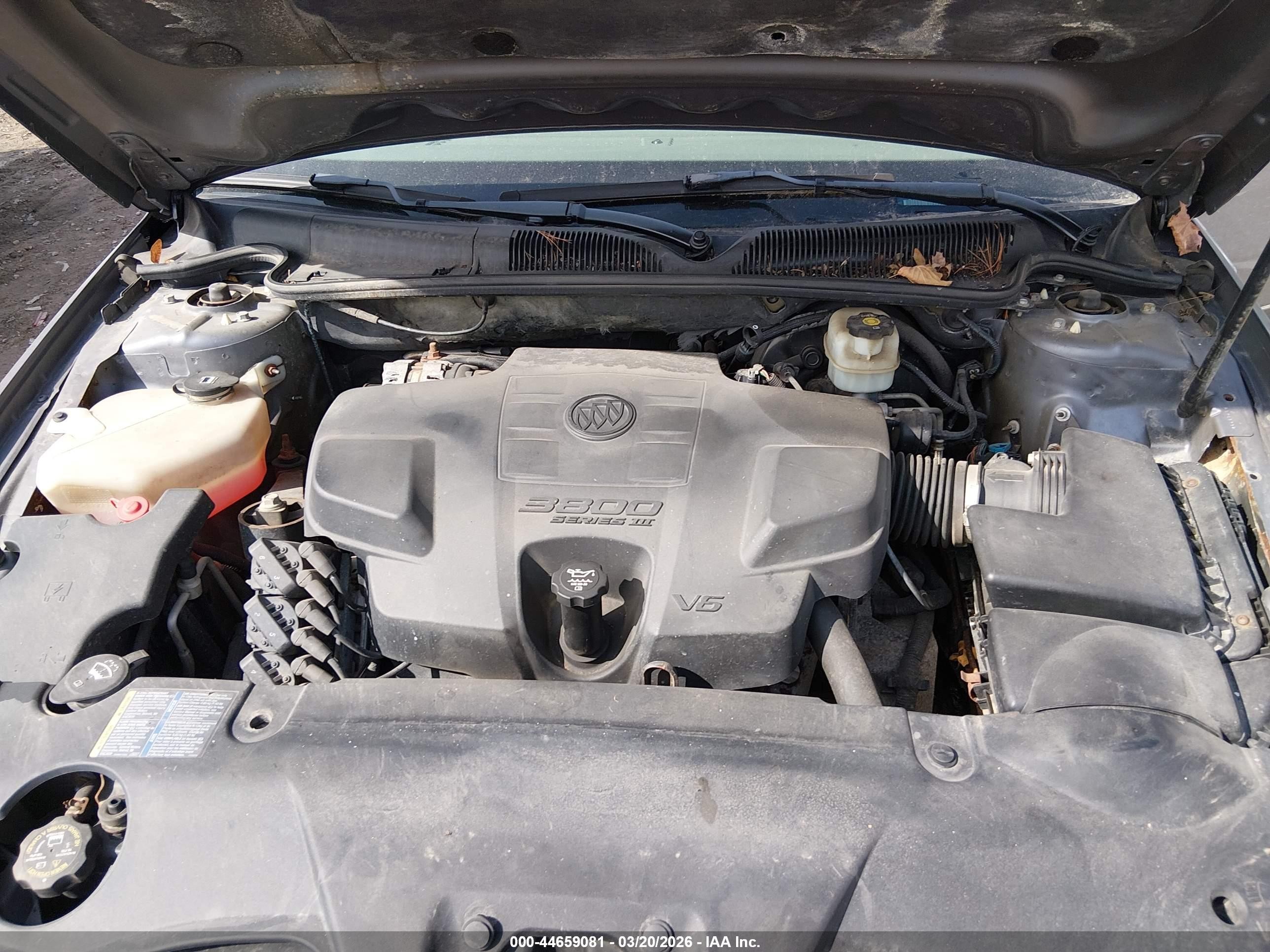 2008 Buick Lucerne Cx Gray vin: 1G4HP57248U114876