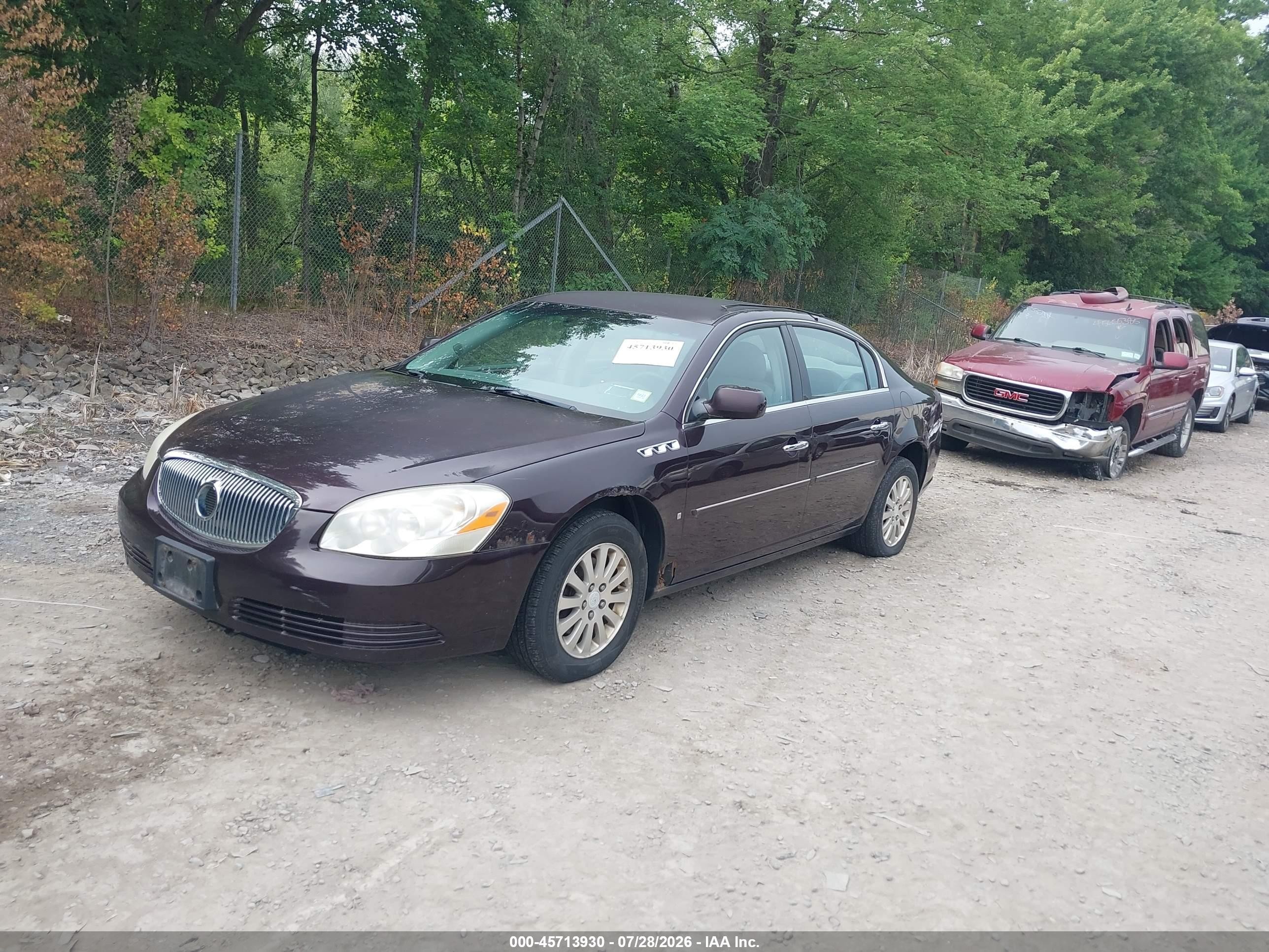 2008 Buick Lucerne Cx Purple vin: 1G4HP57248U208952