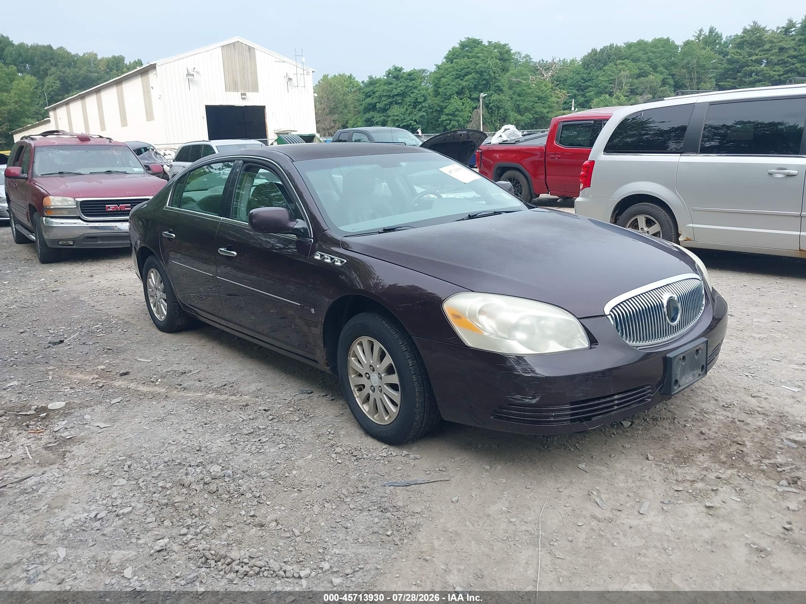 2008 Buick Lucerne Cx Purple vin: 1G4HP57248U208952