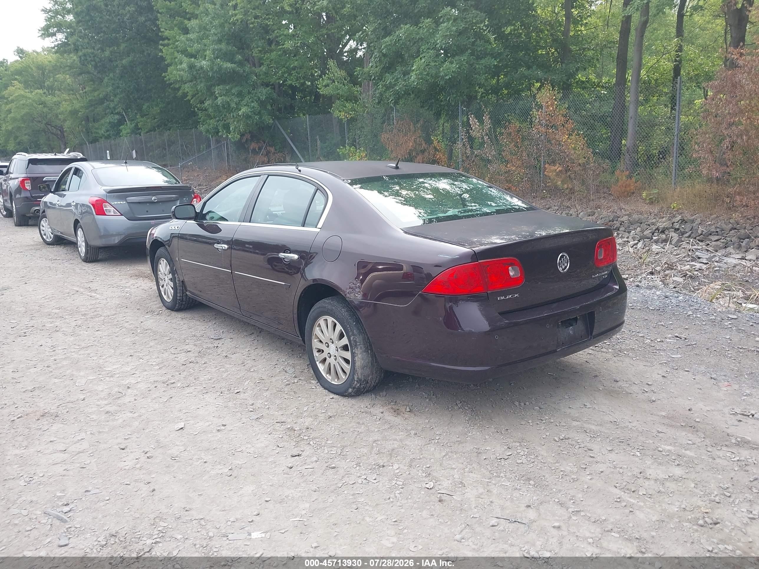 2008 Buick Lucerne Cx Purple vin: 1G4HP57248U208952