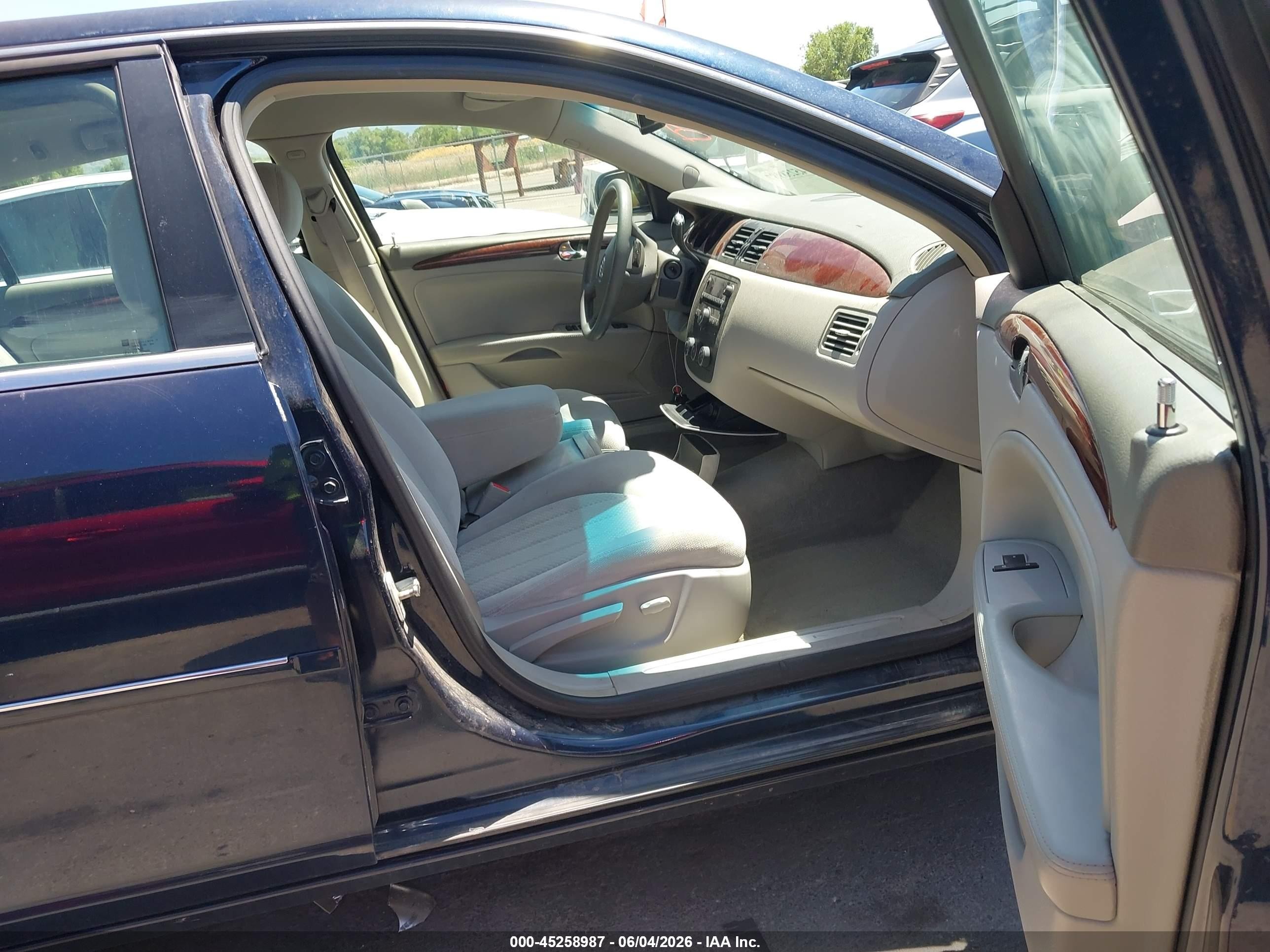2006 Buick Lucerne Cx Dark Blue vin: 1G4HP57256U155322