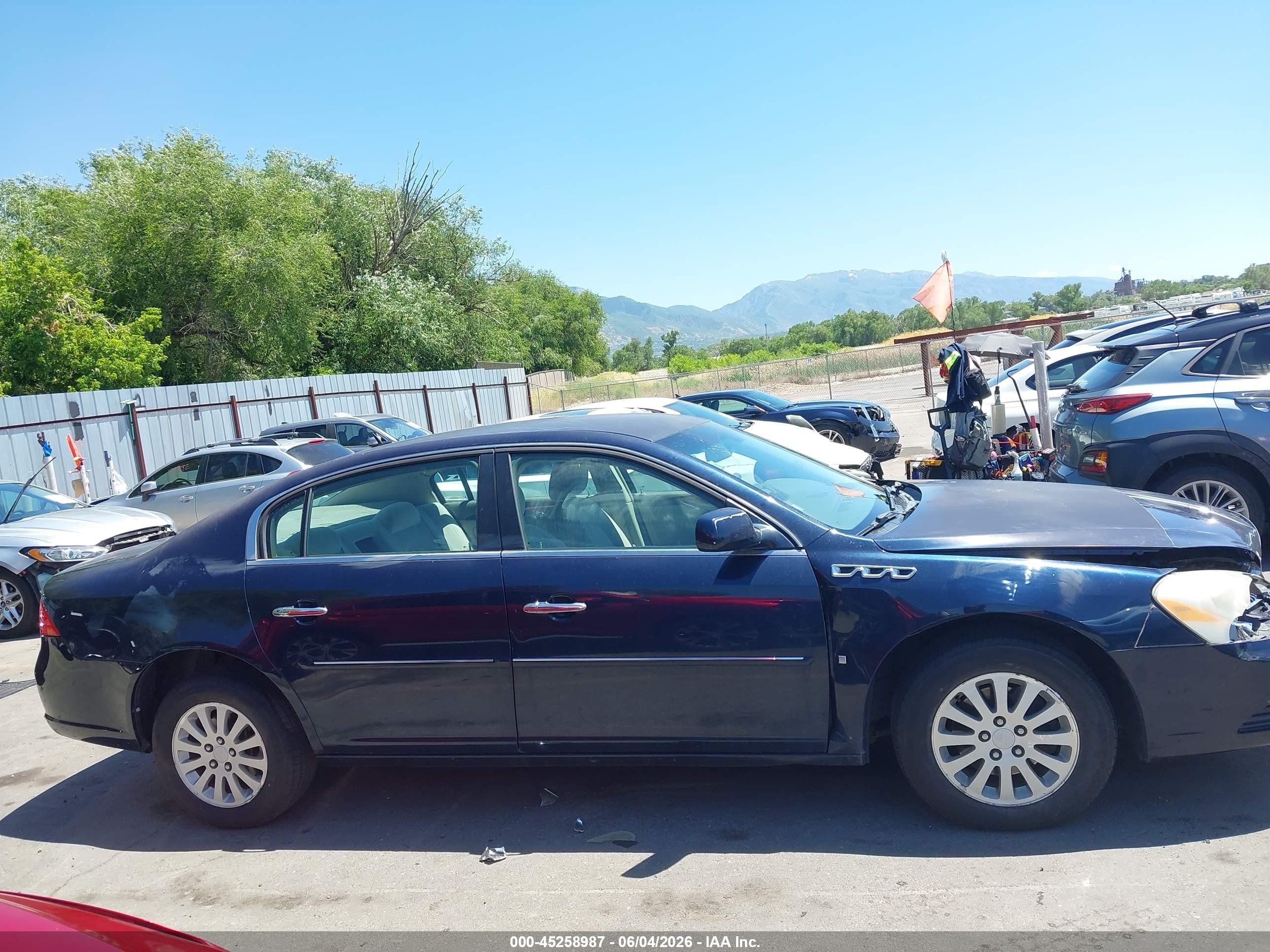 2006 Buick Lucerne Cx Dark Blue vin: 1G4HP57256U155322