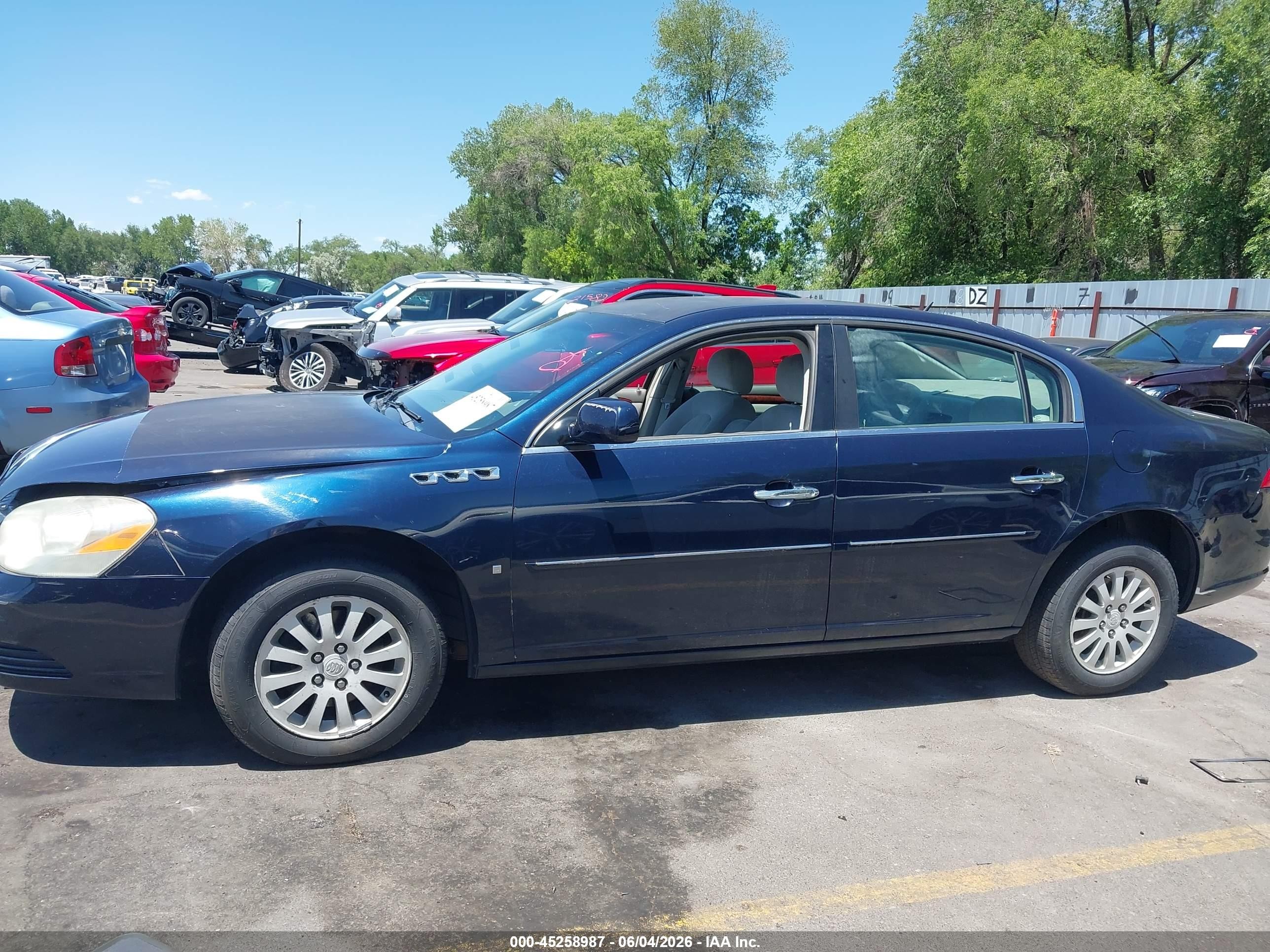 2006 Buick Lucerne Cx Dark Blue vin: 1G4HP57256U155322