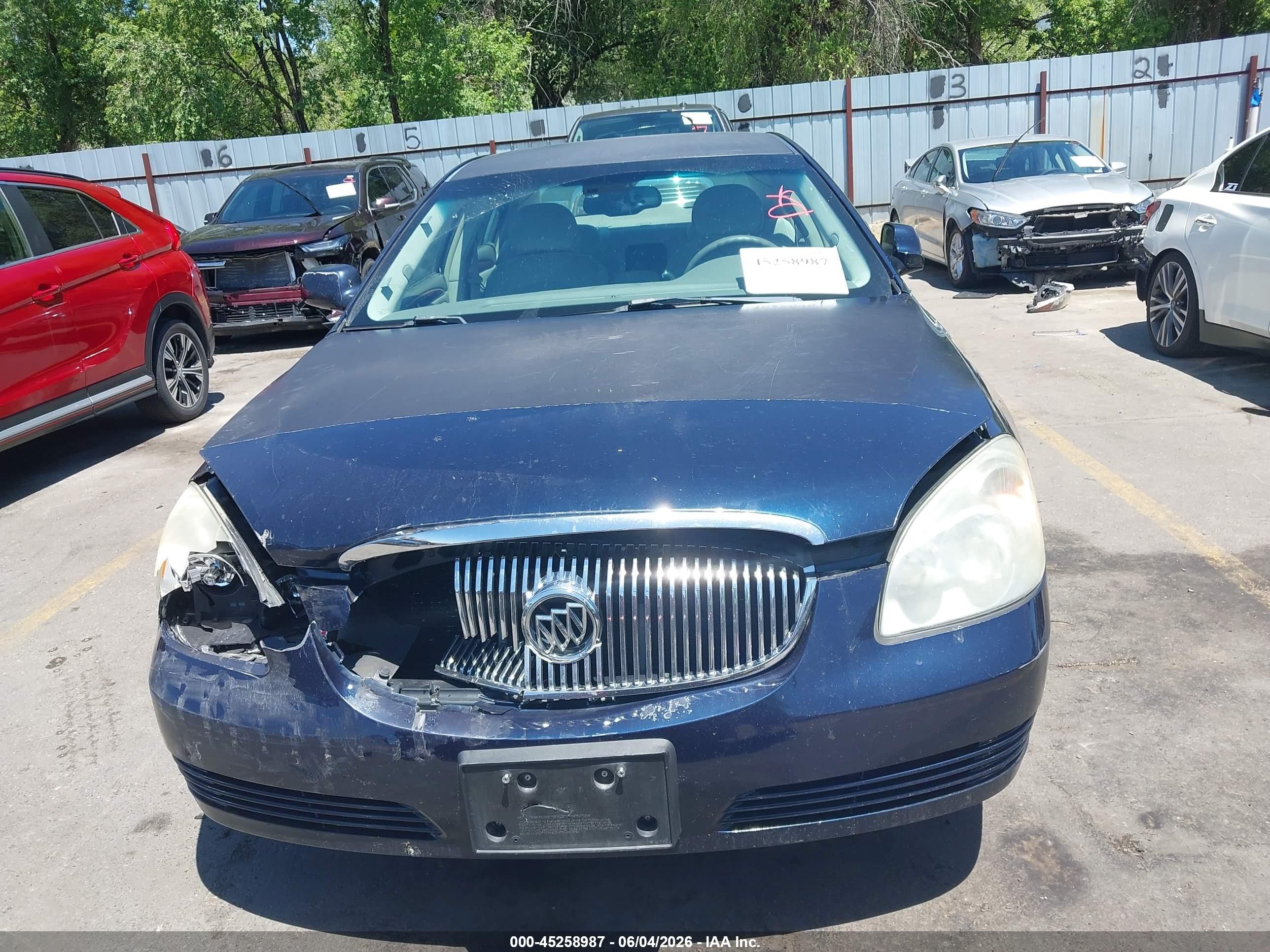 2006 Buick Lucerne Cx Dark Blue vin: 1G4HP57256U155322