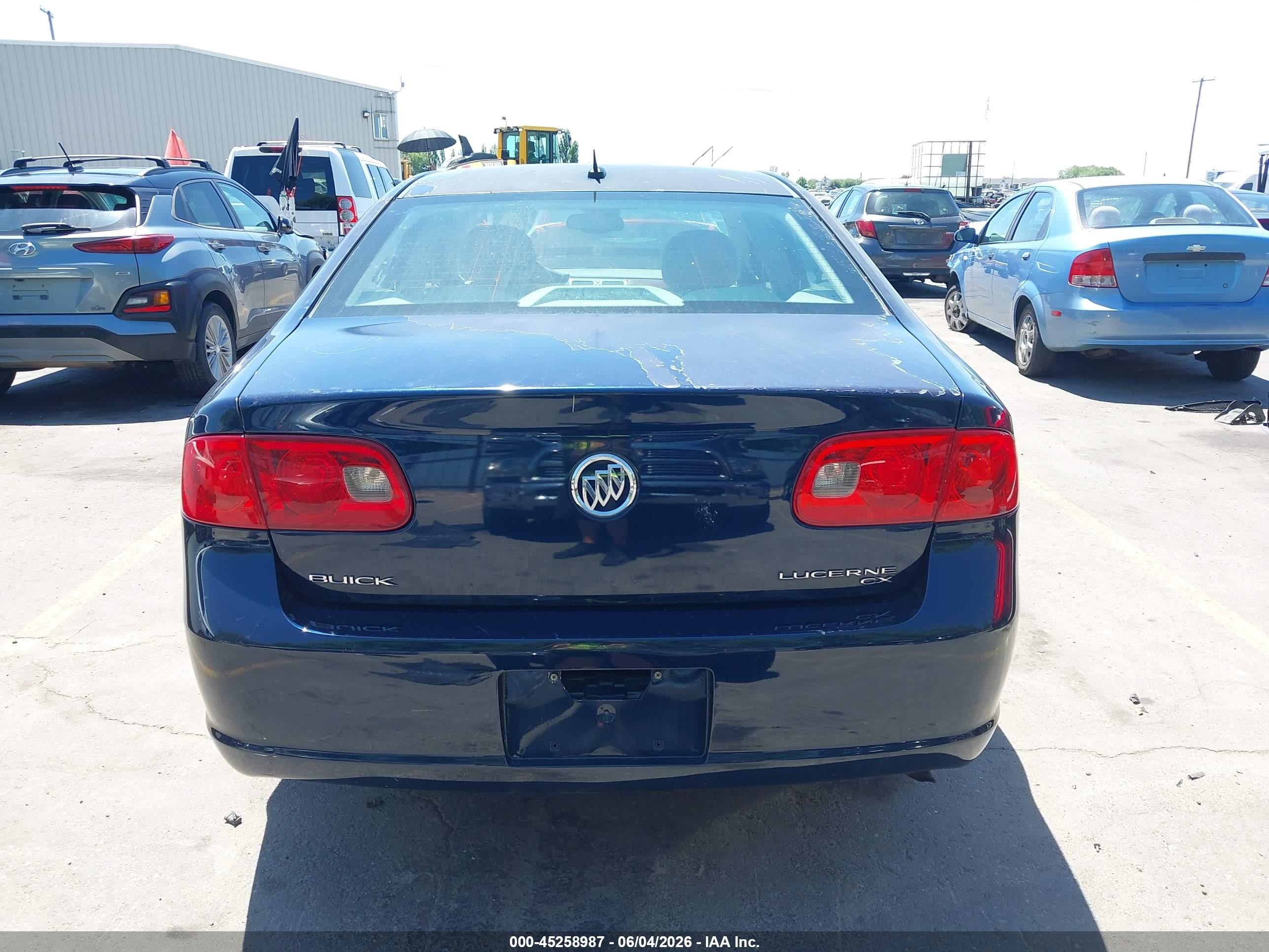 2006 Buick Lucerne Cx Dark Blue vin: 1G4HP57256U155322