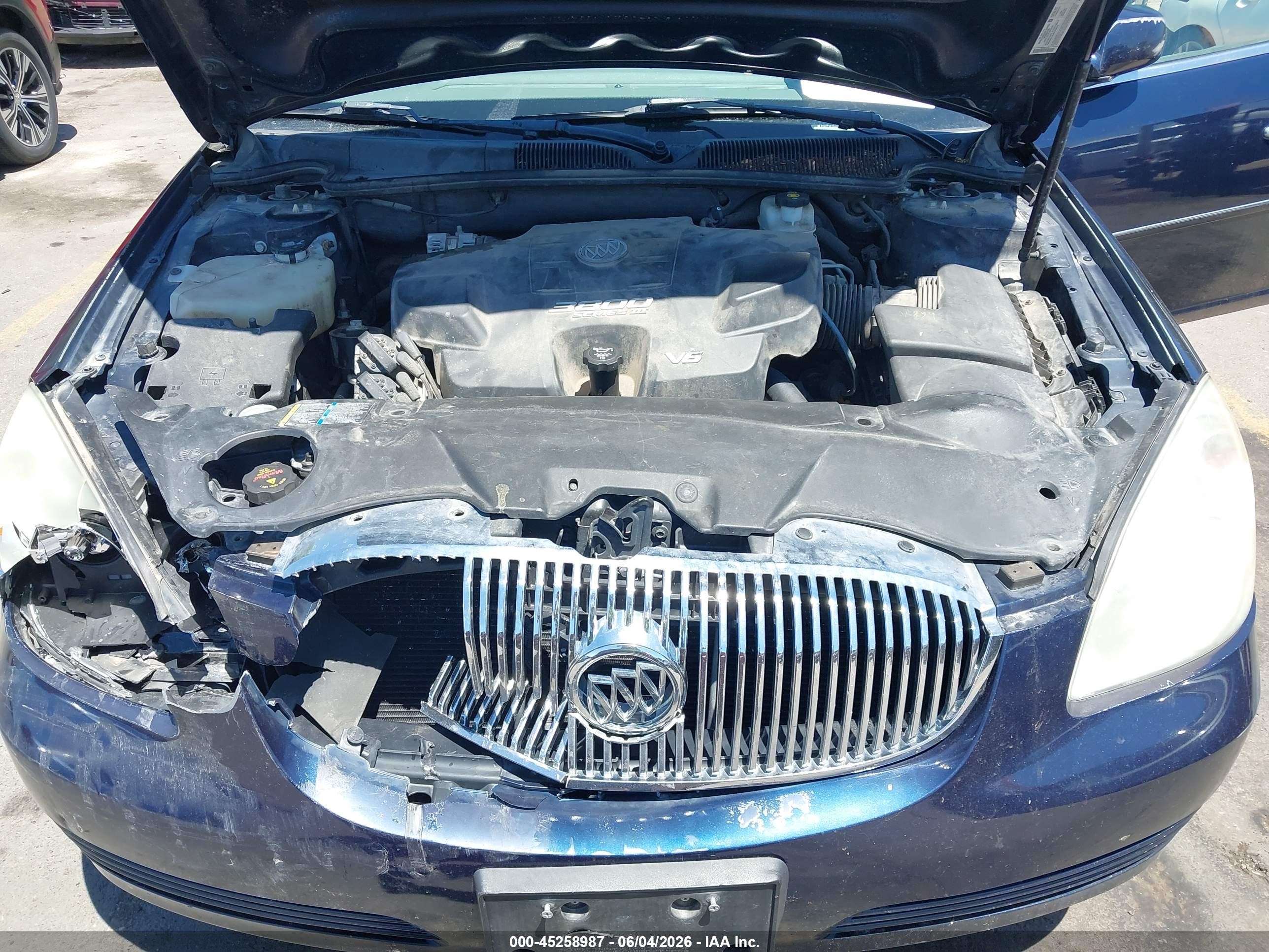 2006 Buick Lucerne Cx Dark Blue vin: 1G4HP57256U155322