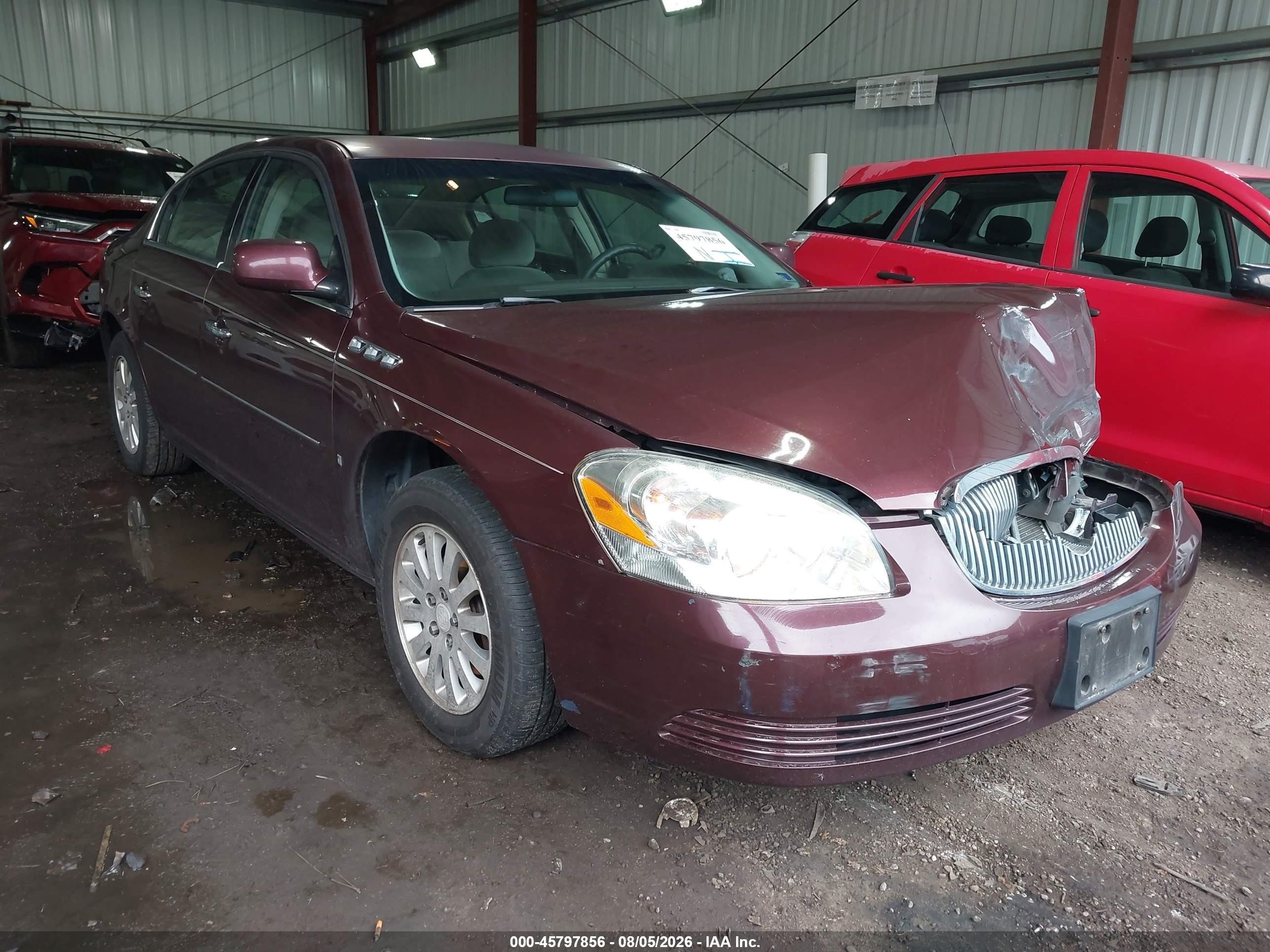 2007 Buick Lucerne Cx Purple vin: 1G4HP57257U176950
