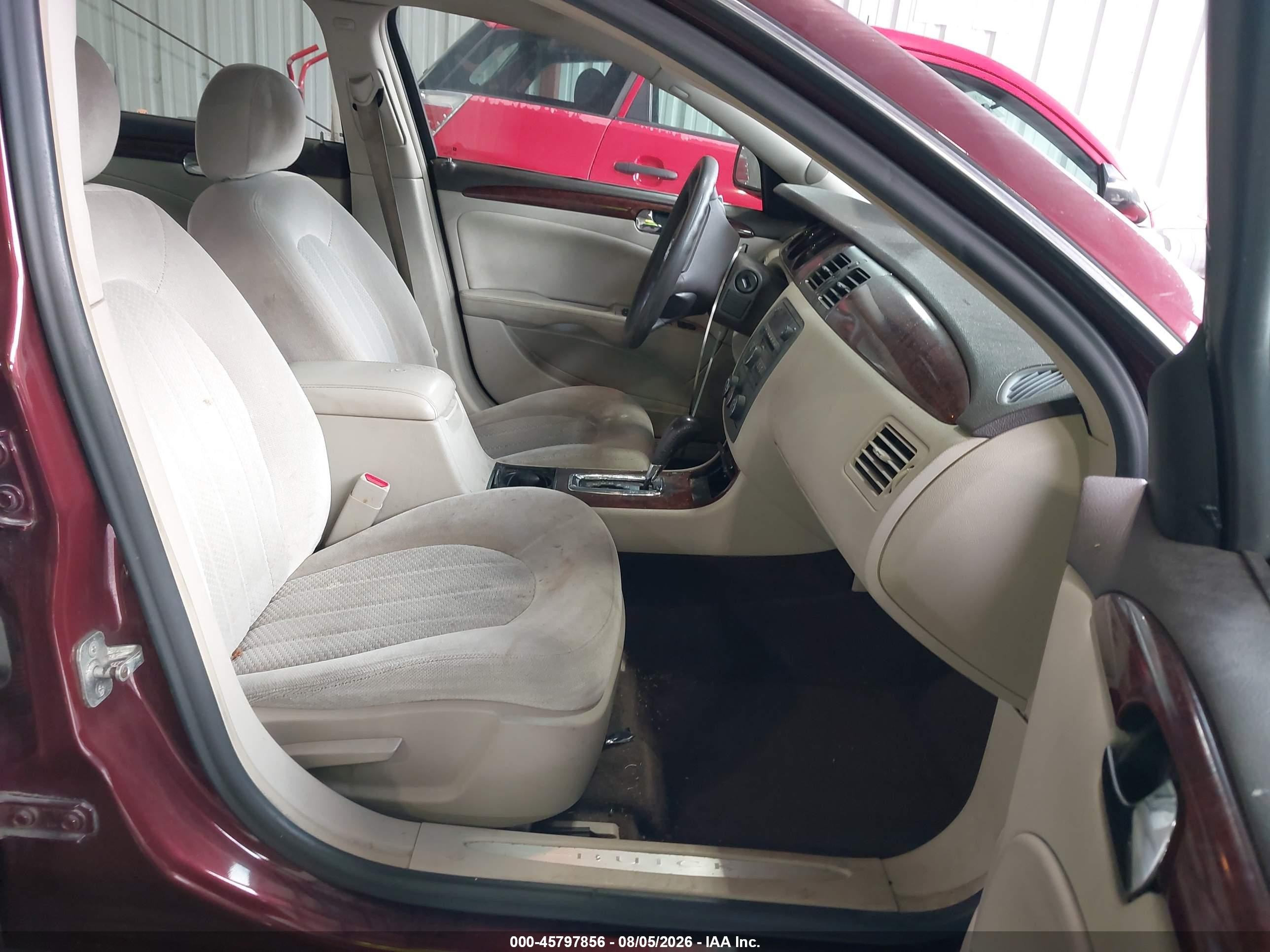 2007 Buick Lucerne Cx Purple vin: 1G4HP57257U176950